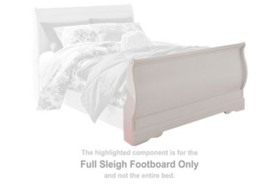 Anarasia - Full Sleigh Footboard - White