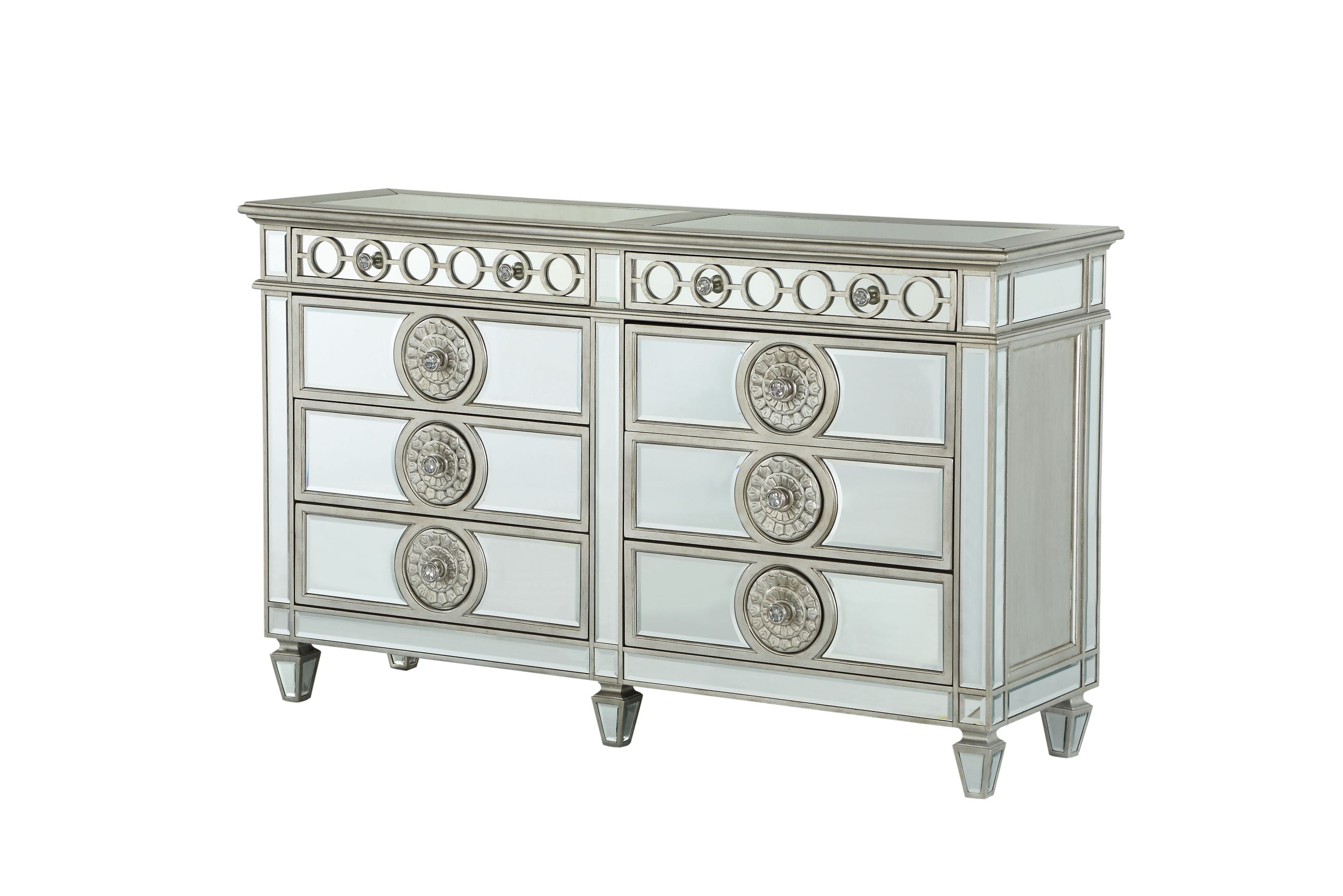 Varian Mirrored Dresser - Elegant Bedroom Storage