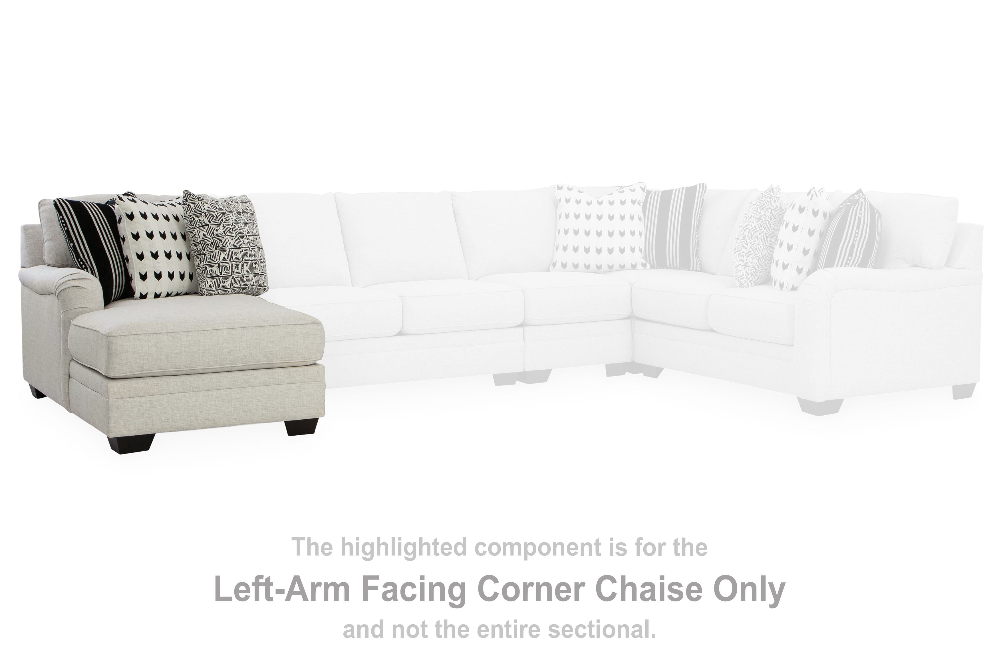 Huntsworth - Laf Corner Chaise - Dove Gray