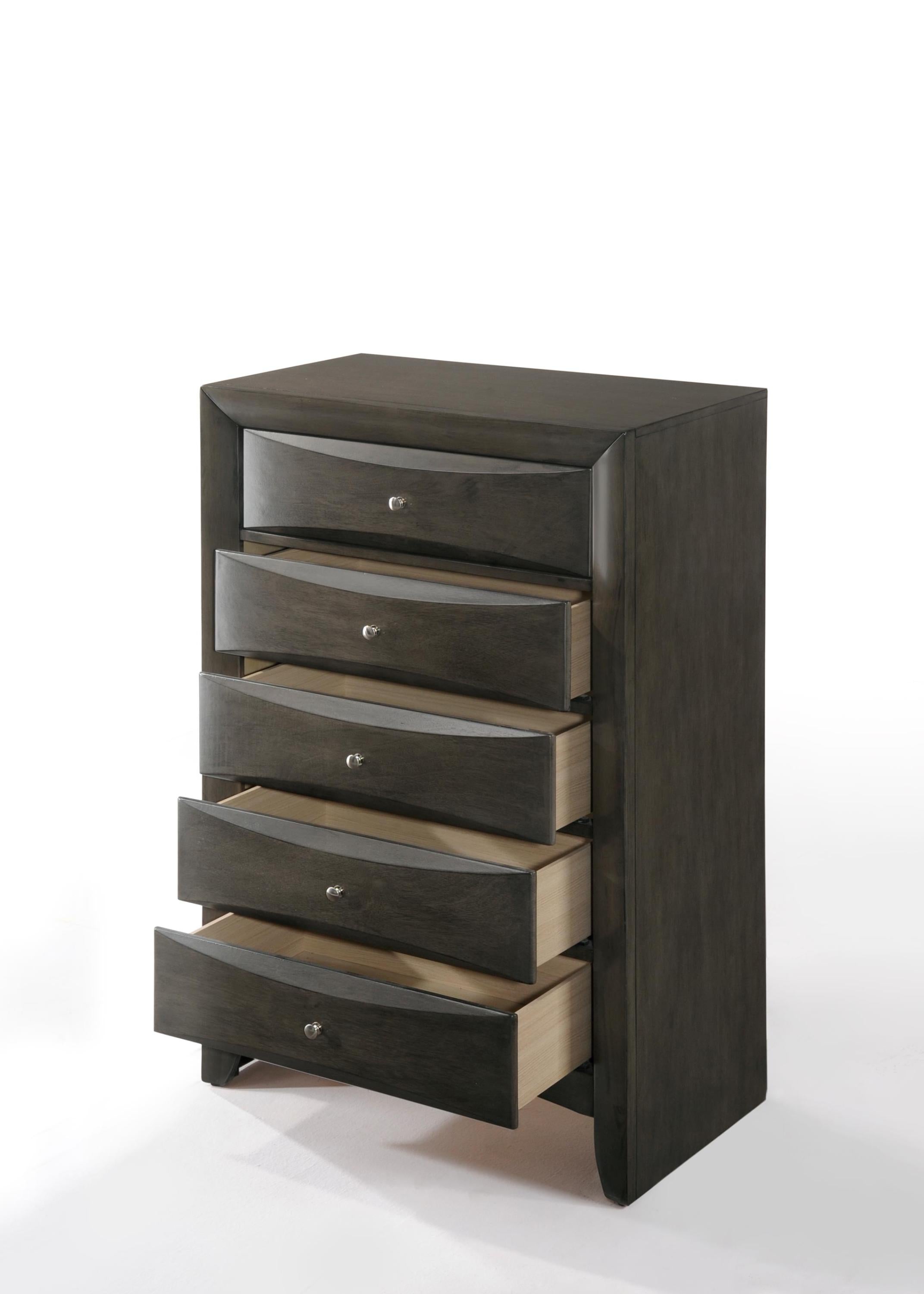 Ireland Gray Oak Finish Chest: Stylish Storage for Your Home