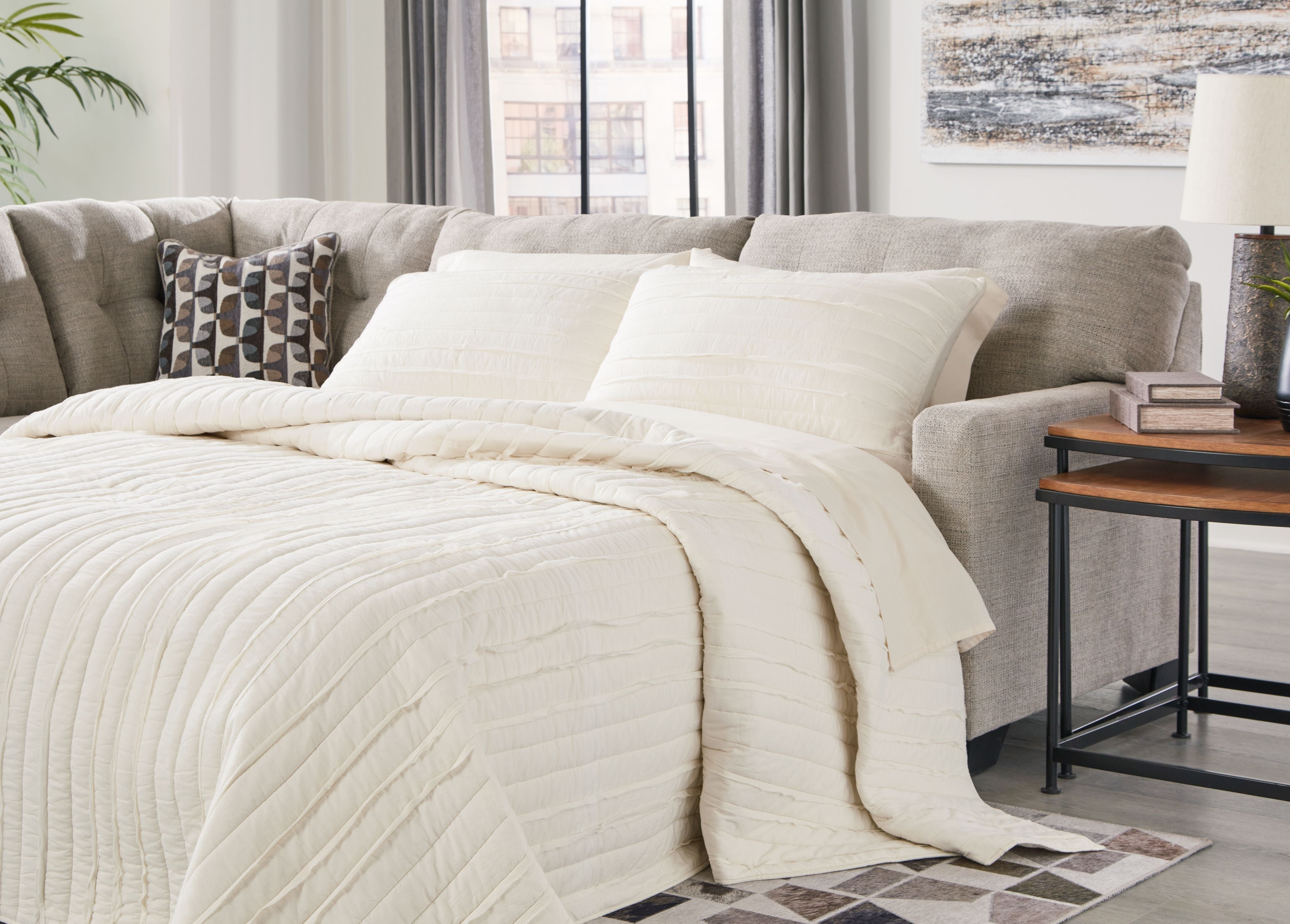 Mahoney - Raf Full Sofa Sleeper - Pebble