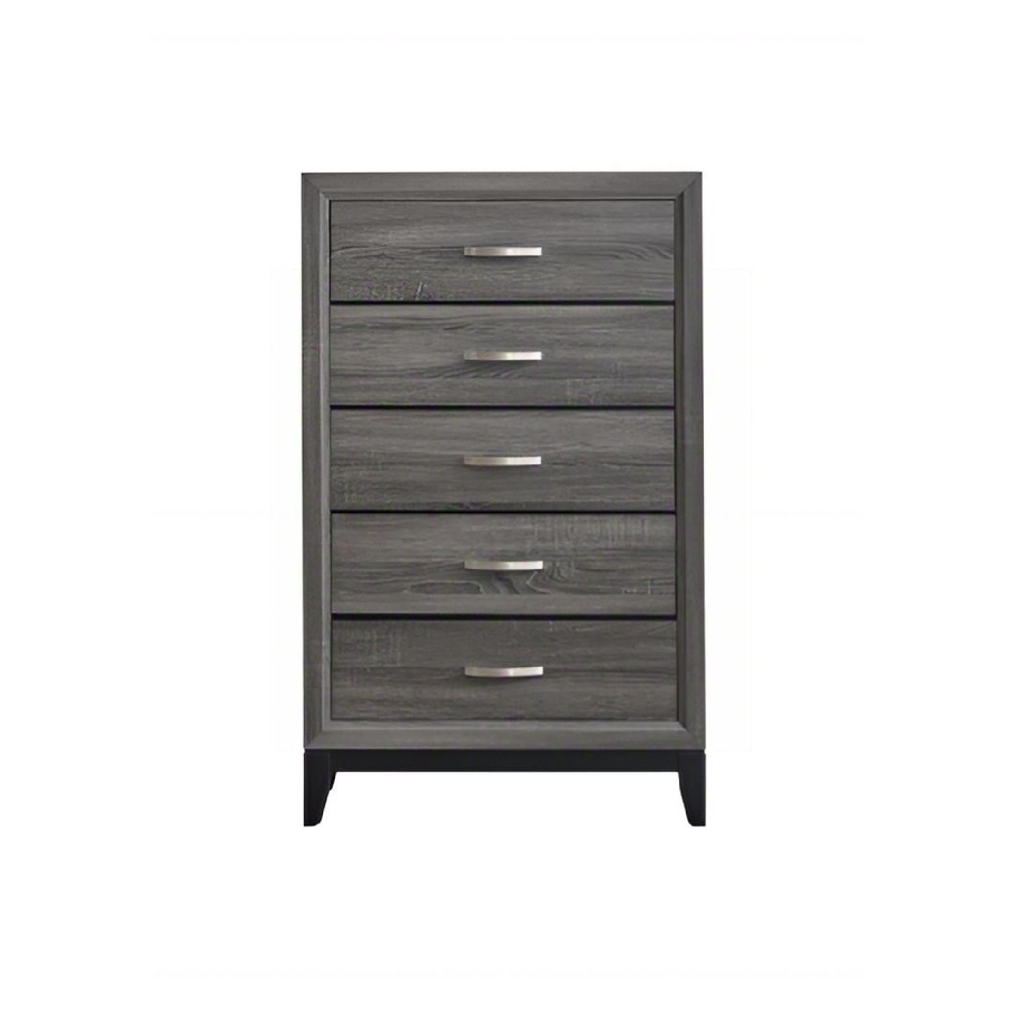 Glasgow Gray Wood 5-Drawer Storage Chest (51"H) G04305-CH