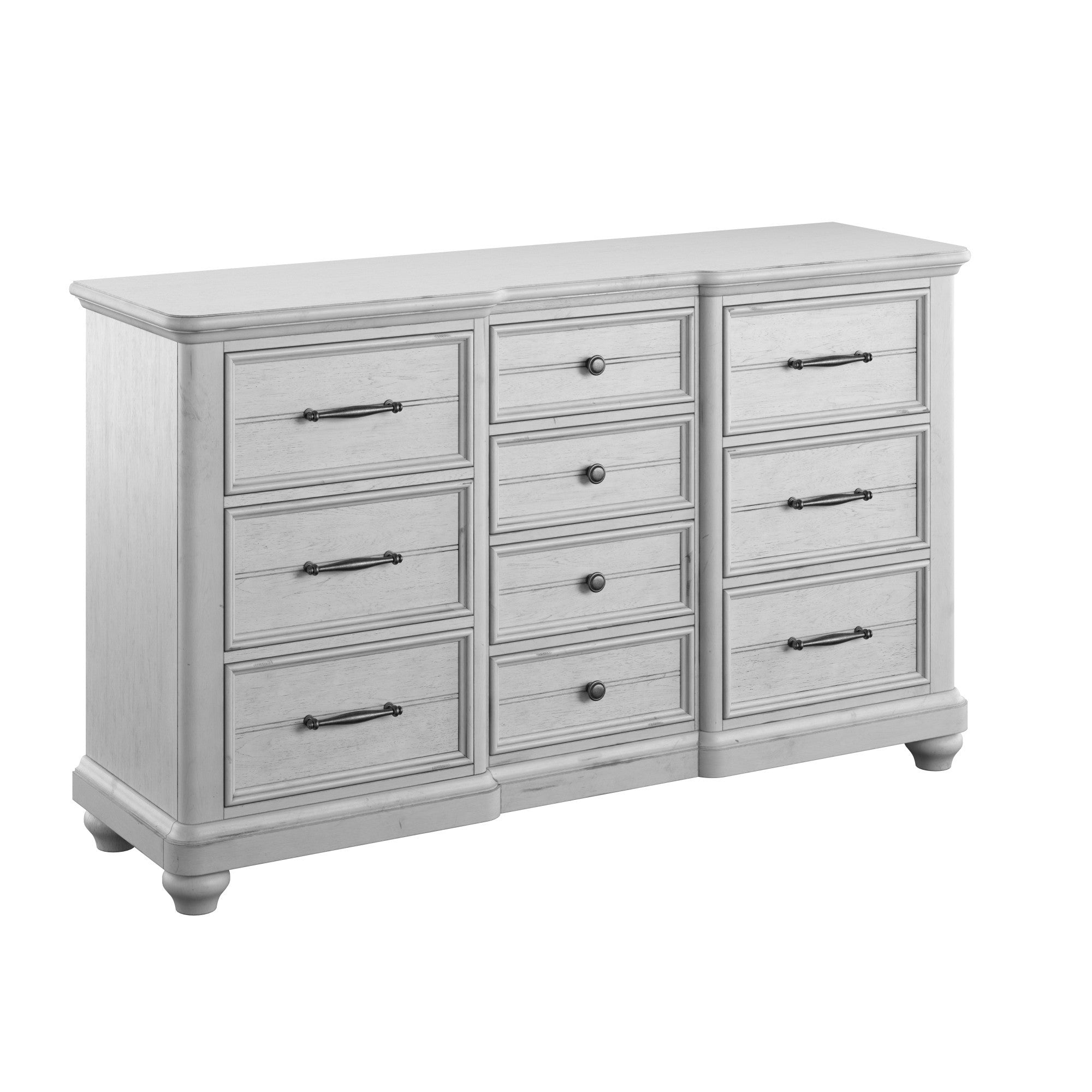 Gray 10-Drawer Dresser: Stylish Bedroom Storage Solution