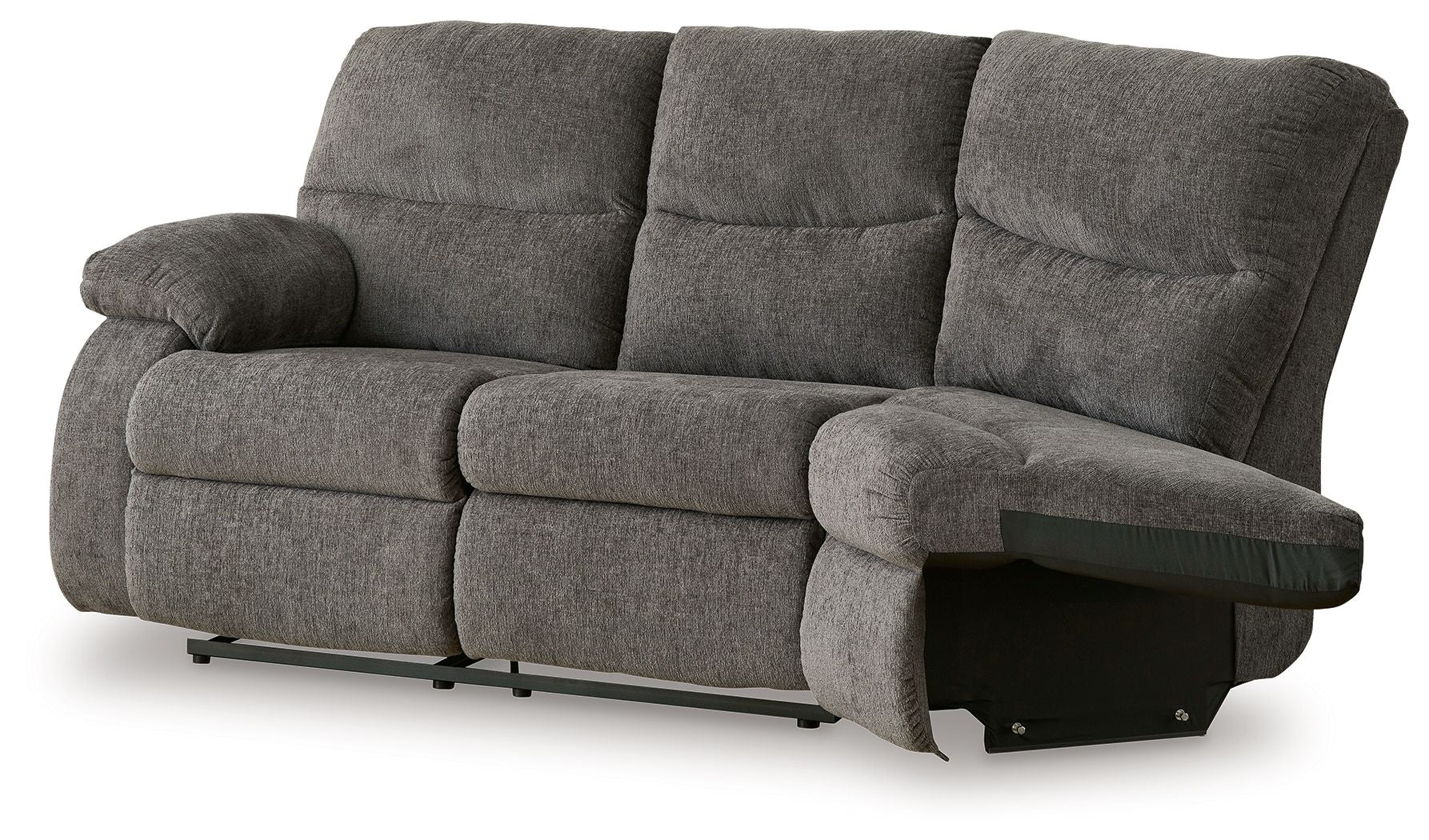 Museum - Laf Reclining Loveseat - Pewter