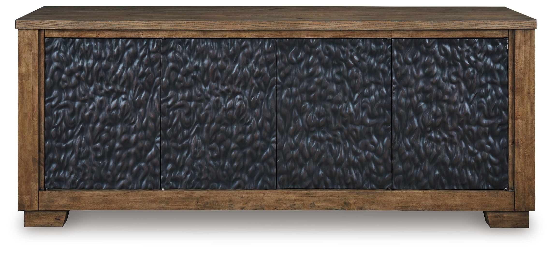 Rosswain - Extra Large TV Stand - Warm Brown