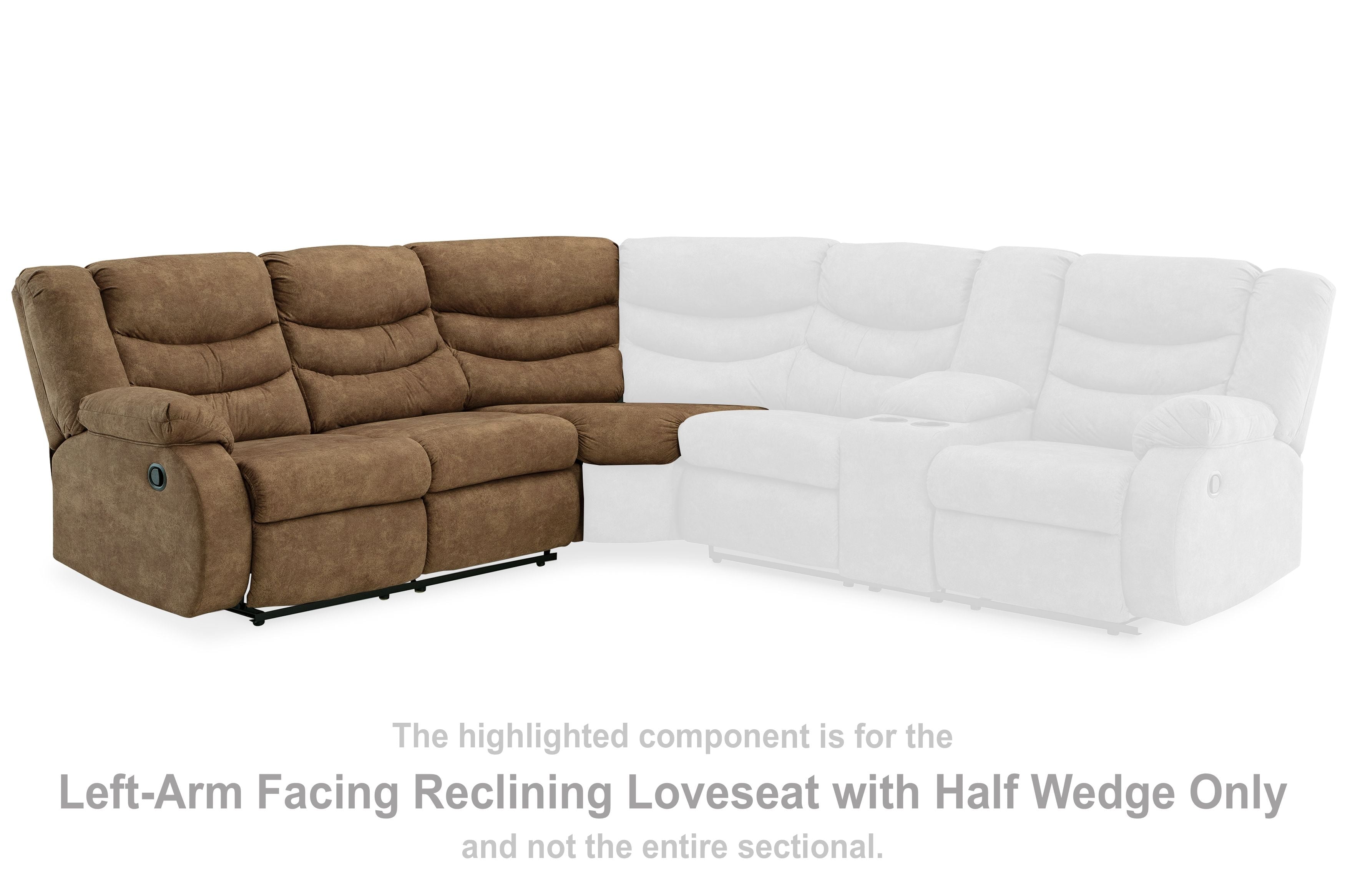 Partymate - Laf Reclining Loveseat - Brindle