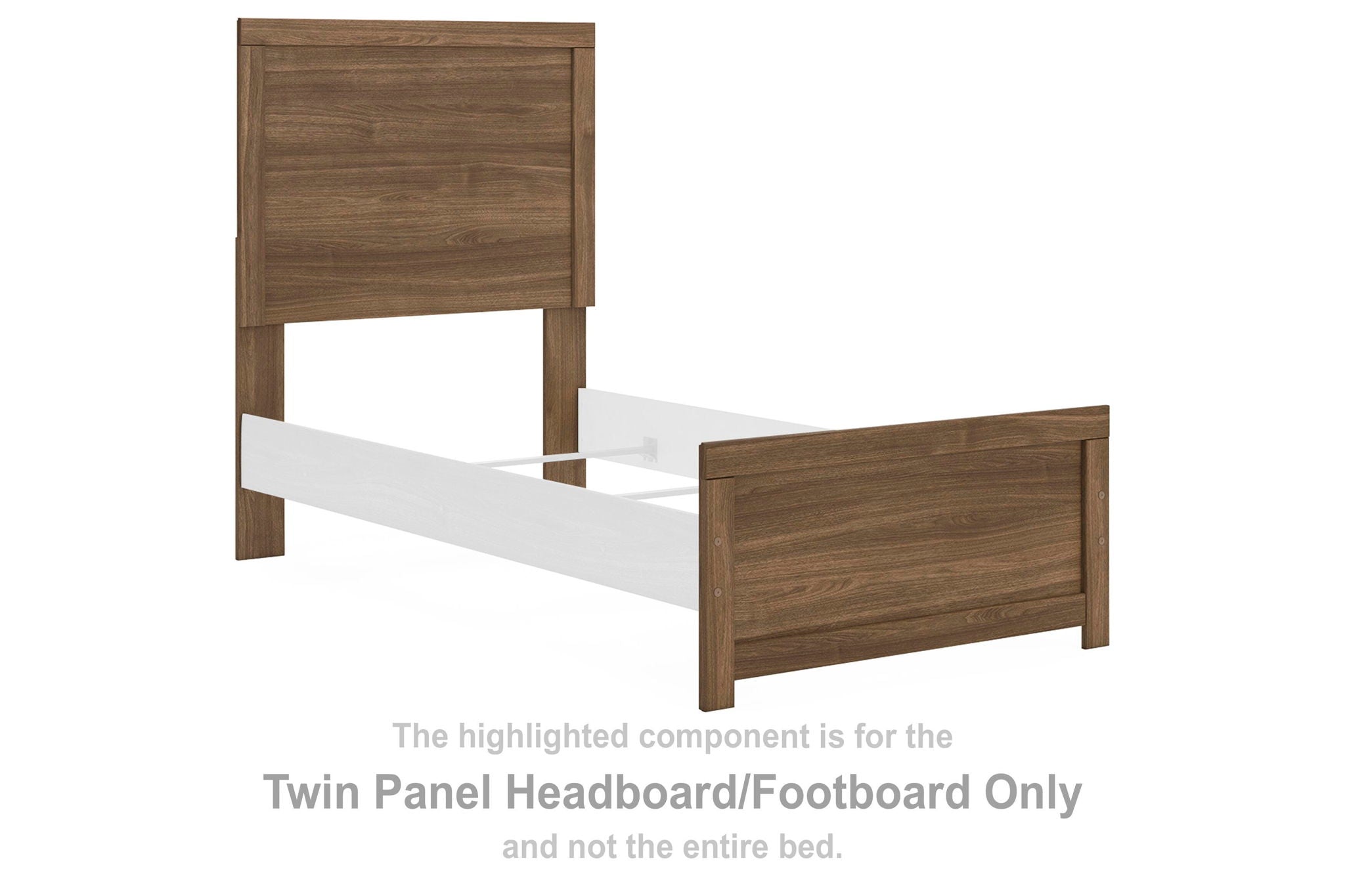 Broachmyn - Twin Panel Headboard/Footboard - Auburn