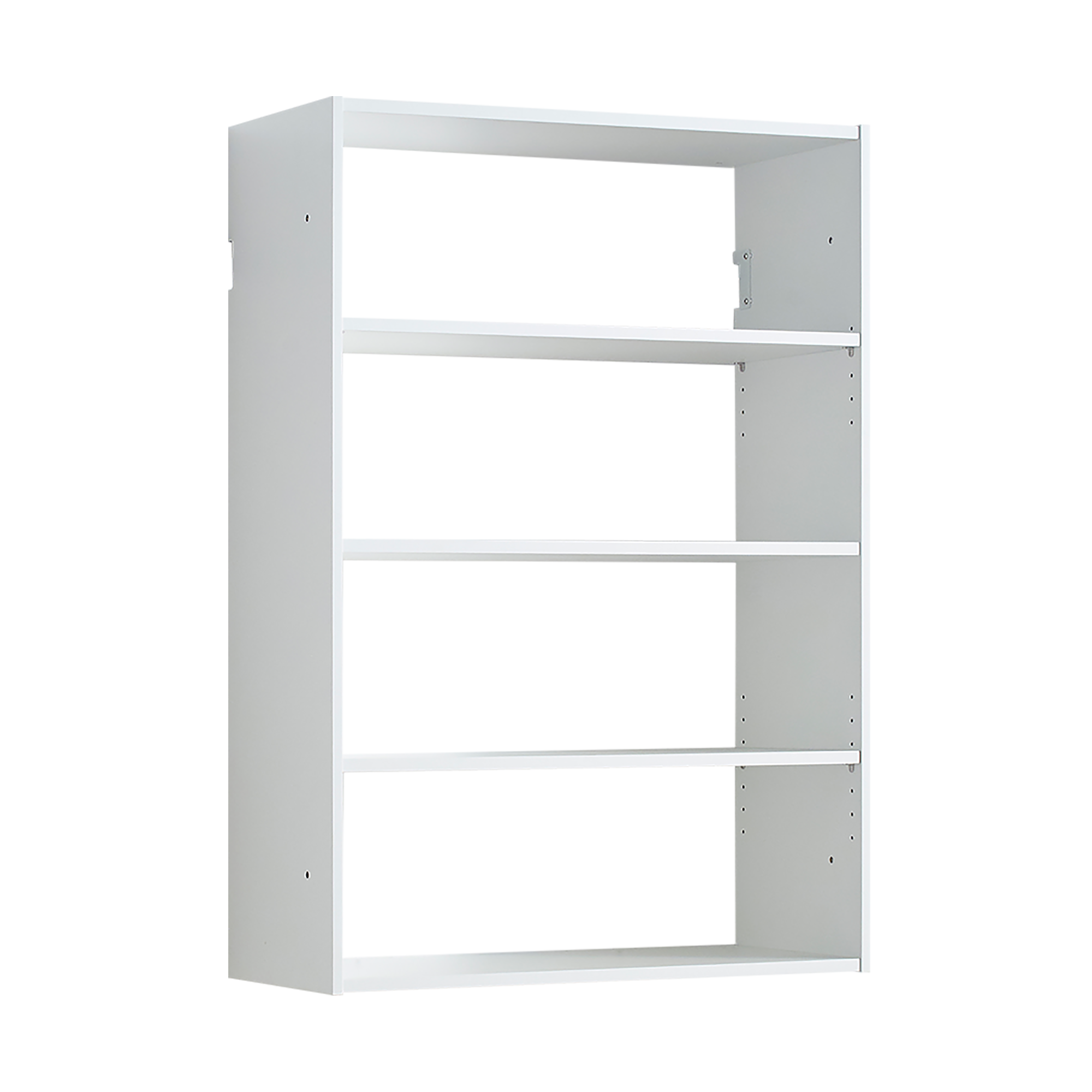 Devi White Wall Mounted Modular Wood Closet System