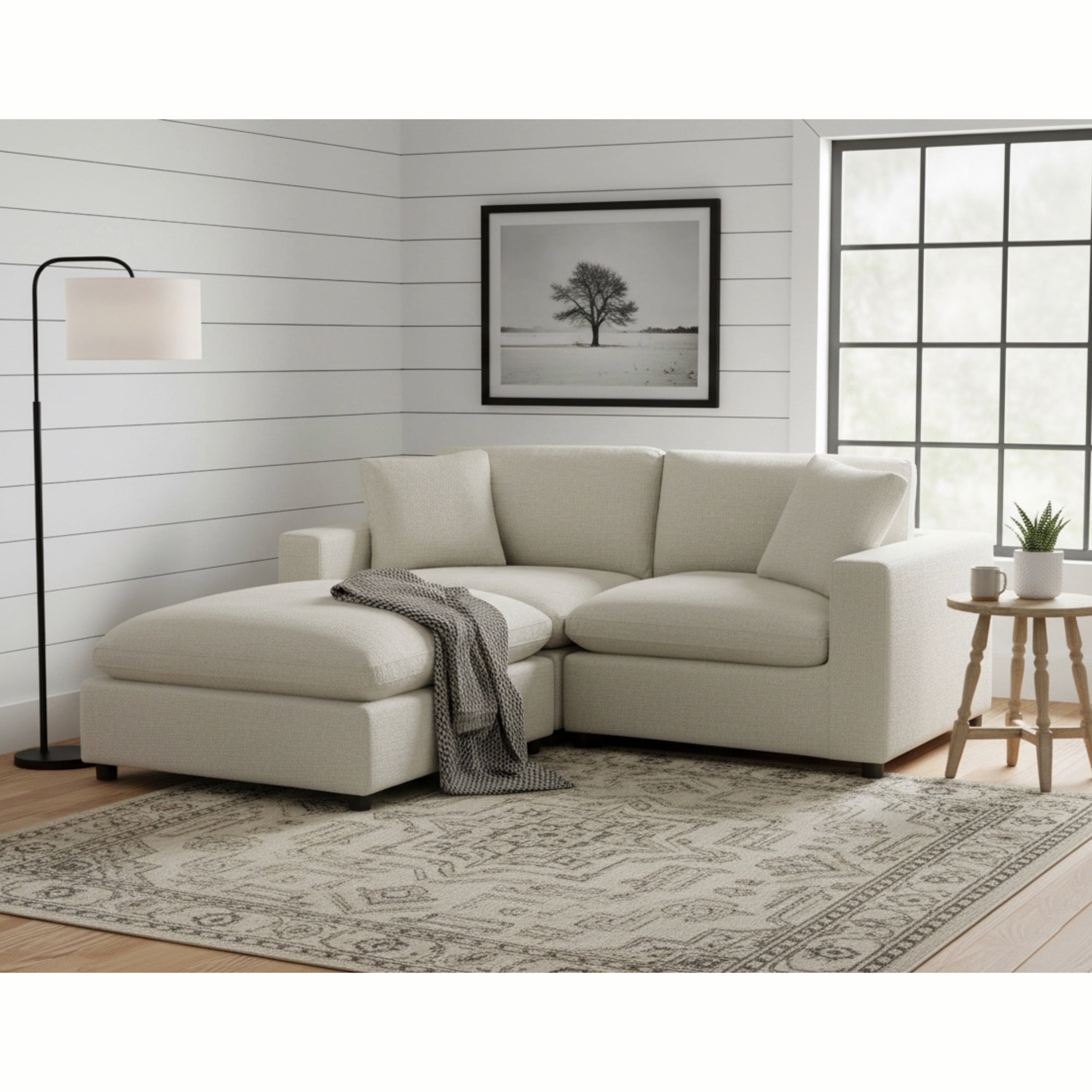 Cassandra Modular 3-Piece Chofa Sectional Sofa