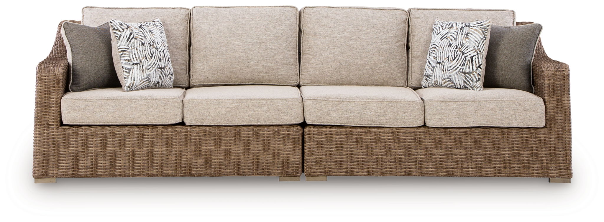 Laguna Heights - RAF/LAF Loveseat With Cushion (Set of 2) - Beige