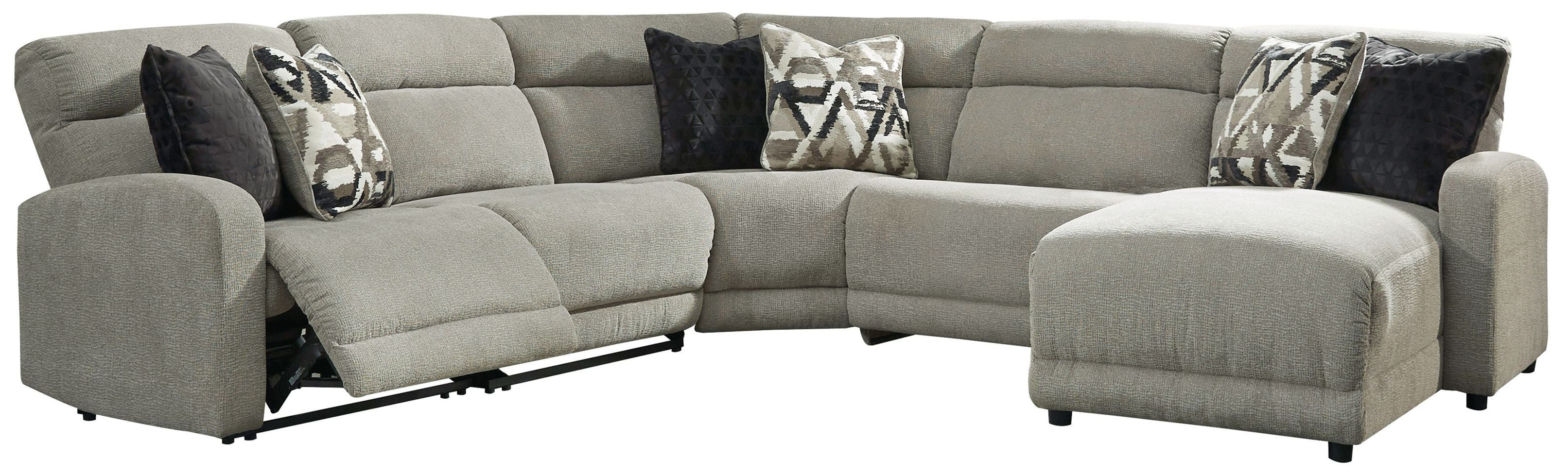 Ashley Colleyville Power Reclining Sectional-Signature Design by Ashley®-American Furniture Outlet
