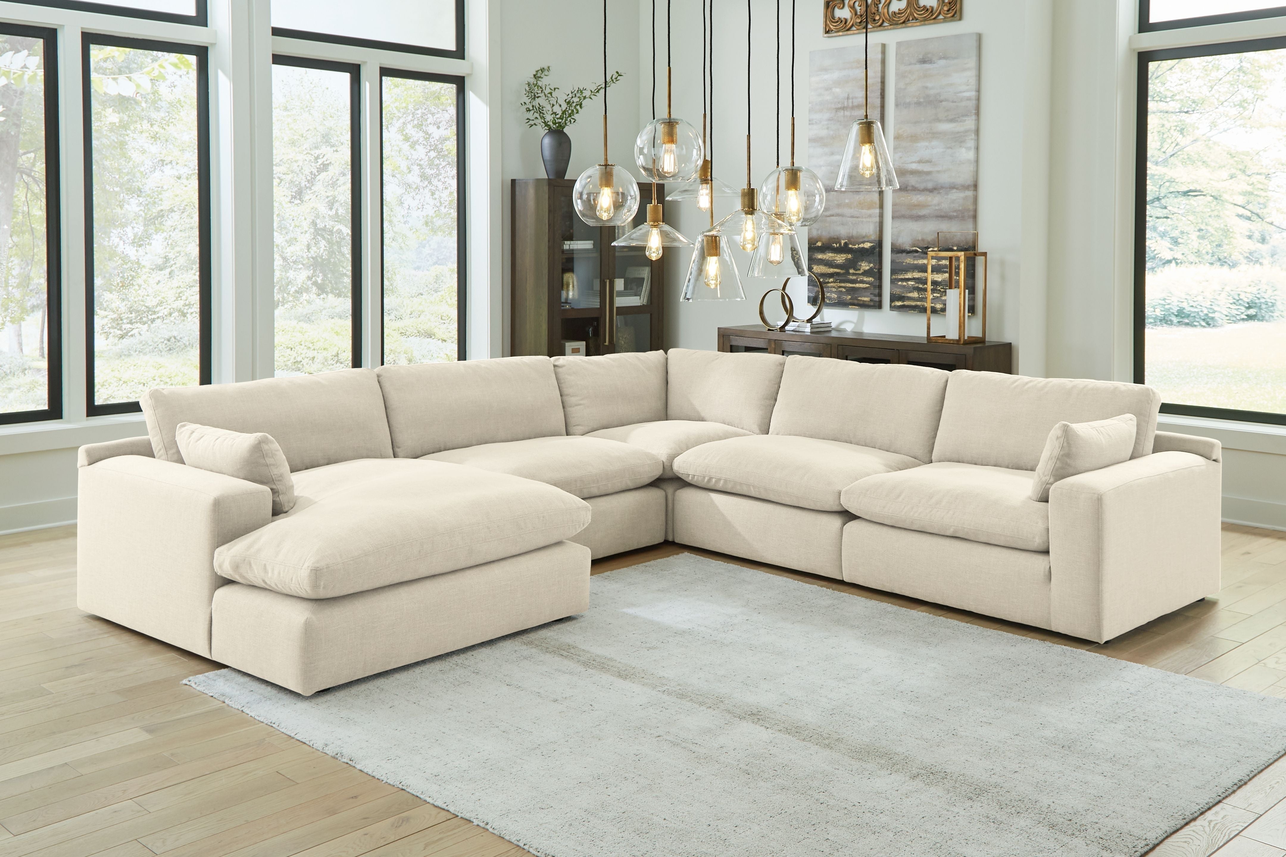 Ashley Elyza Linen Sectional-Benchcraft®-American Furniture Outlet