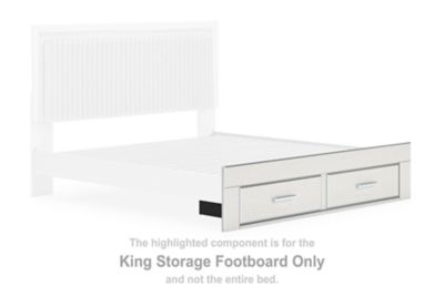 Zuraleus - King Storage Footboard - White