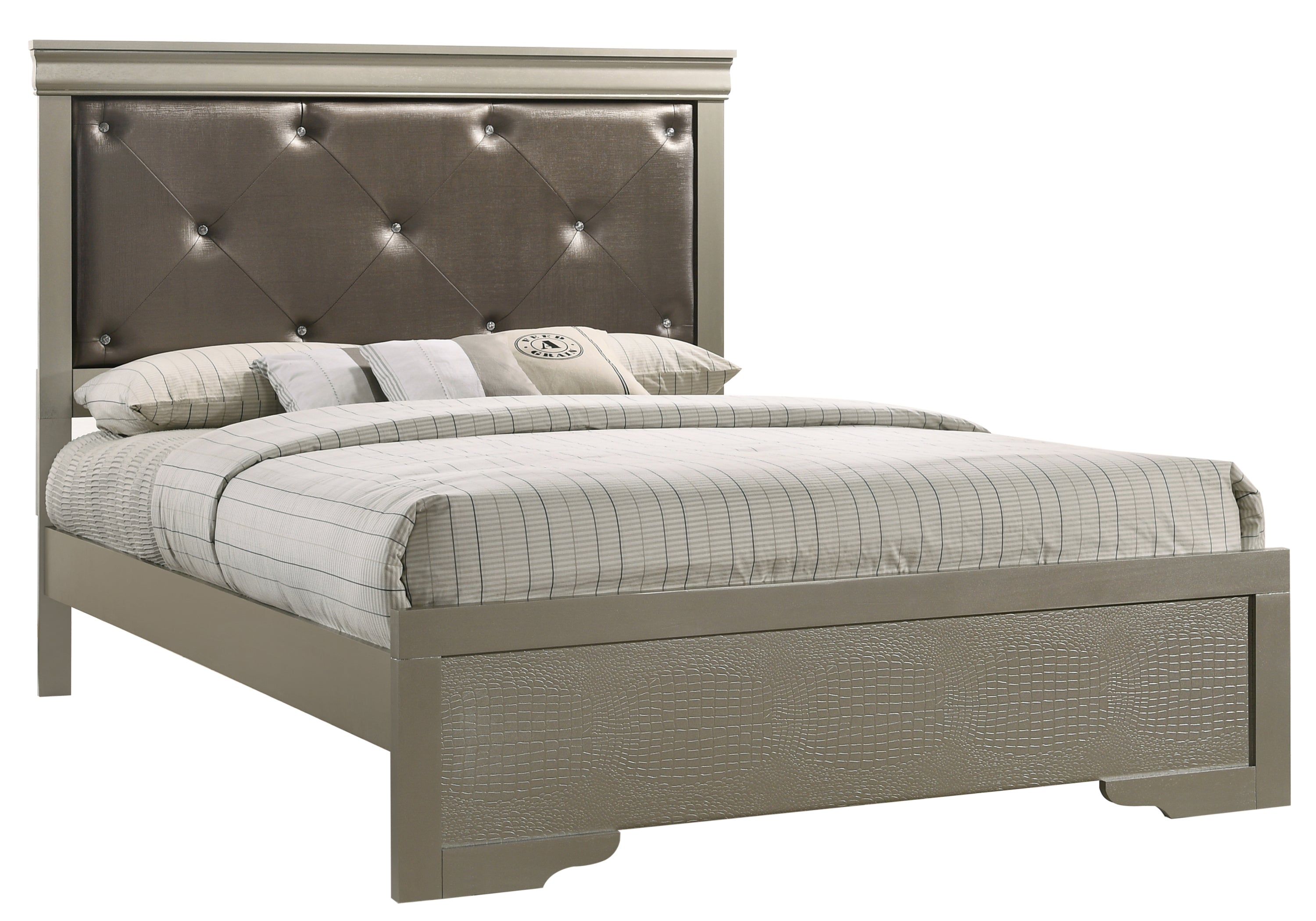 Modern Transitional Queen Bed | Elegant Luxury Design