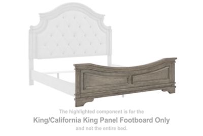 Lodenbay - King/Cal King Panel Footboard - Antique Gray