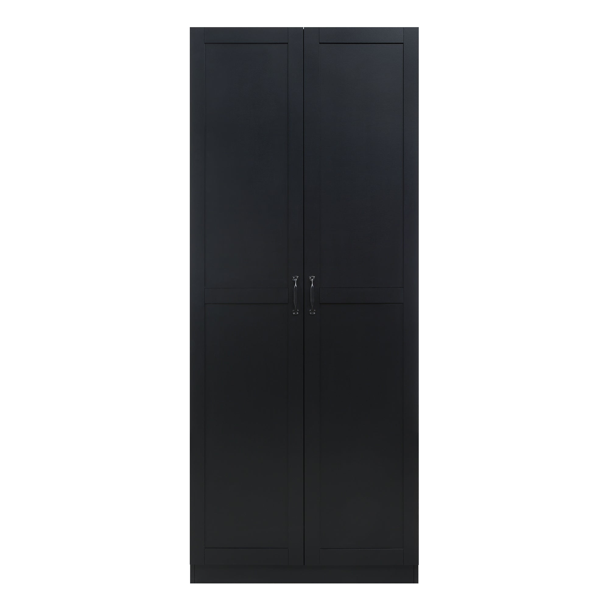 Hopkins 30in Black 7-Shelf Storage Cabinet