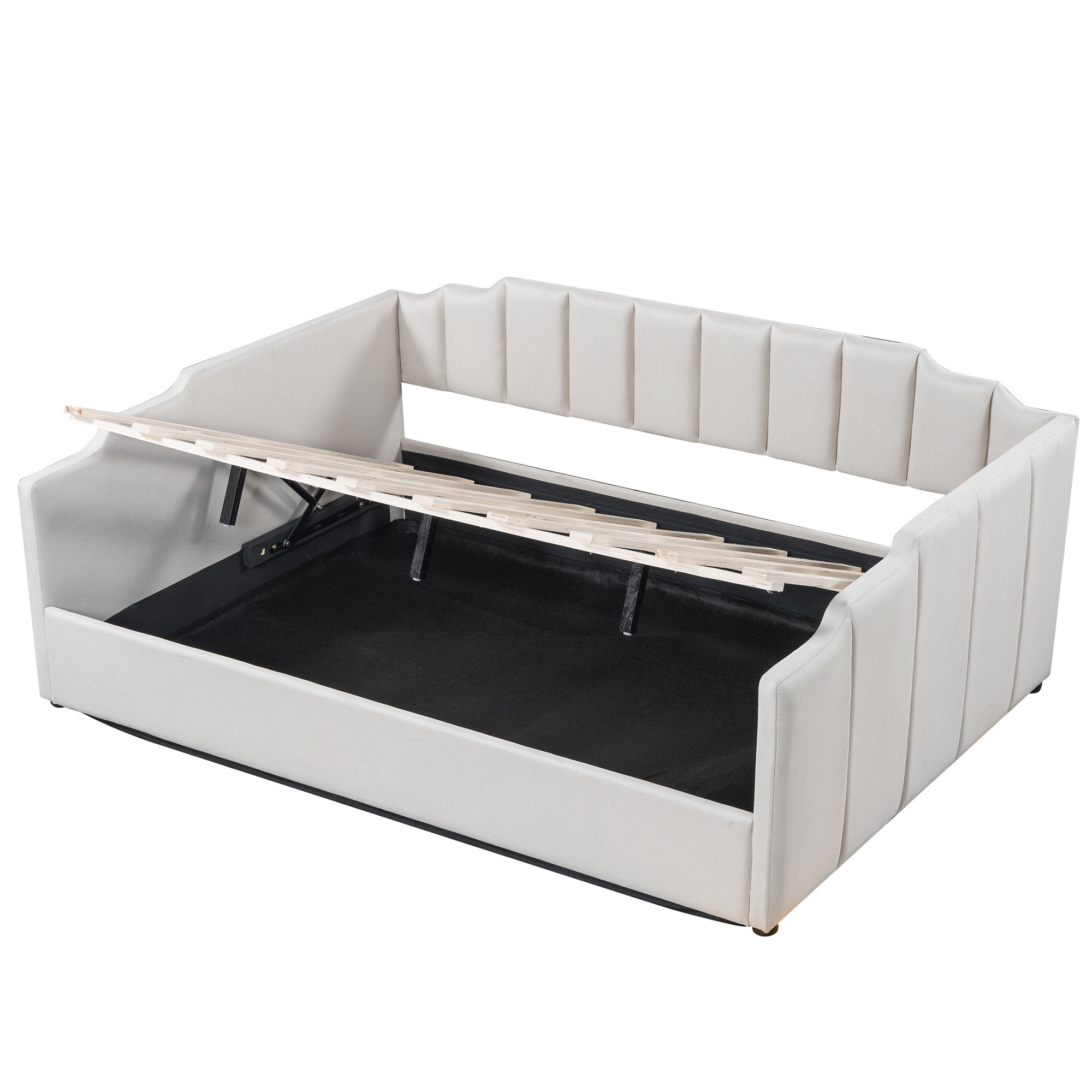 Upholstered Daybed with Storage: Stylish & Space-Saving Solution