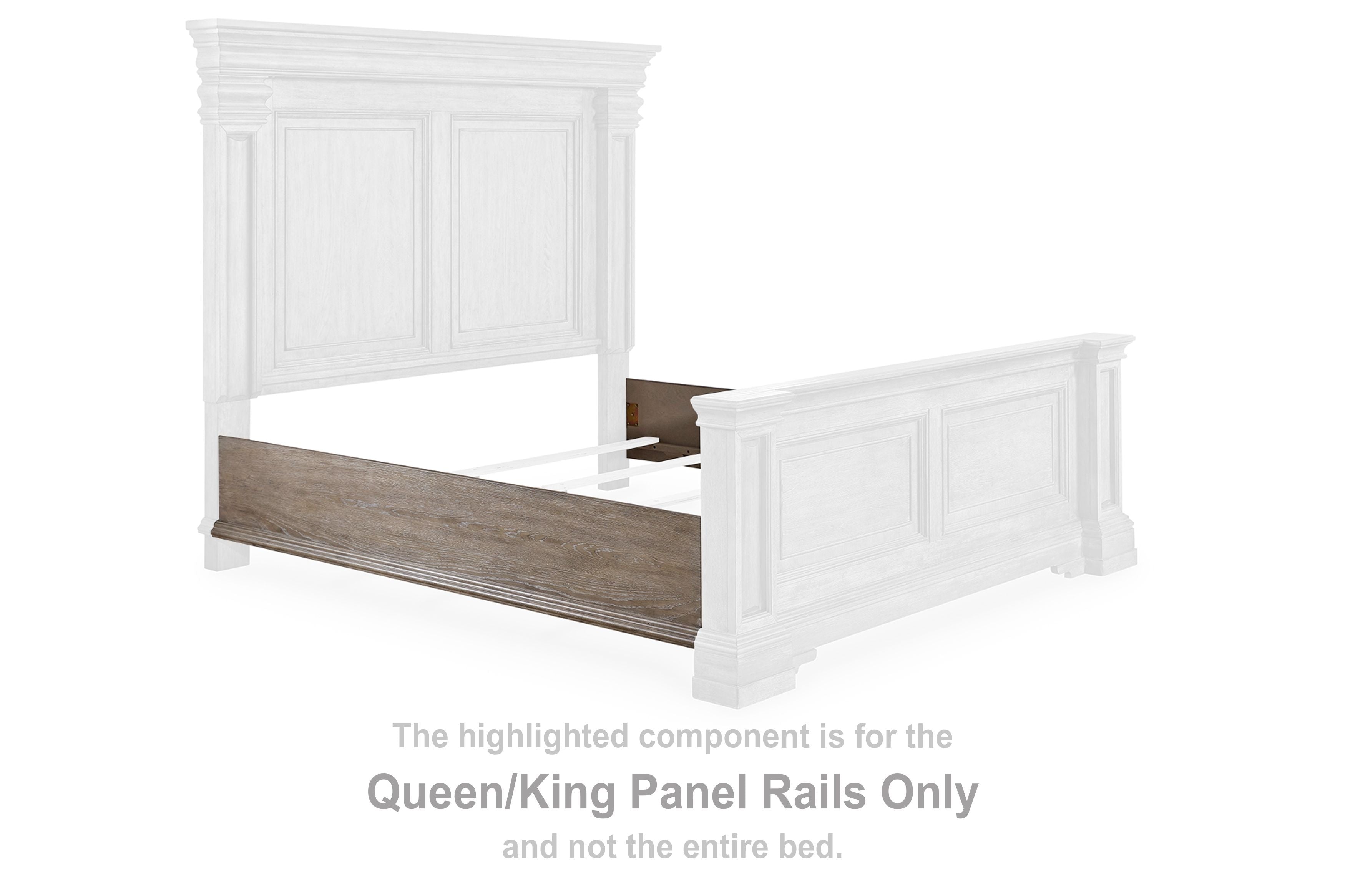 Blairhurst - Queen/ King Panel Rails - Light Grayish Brown