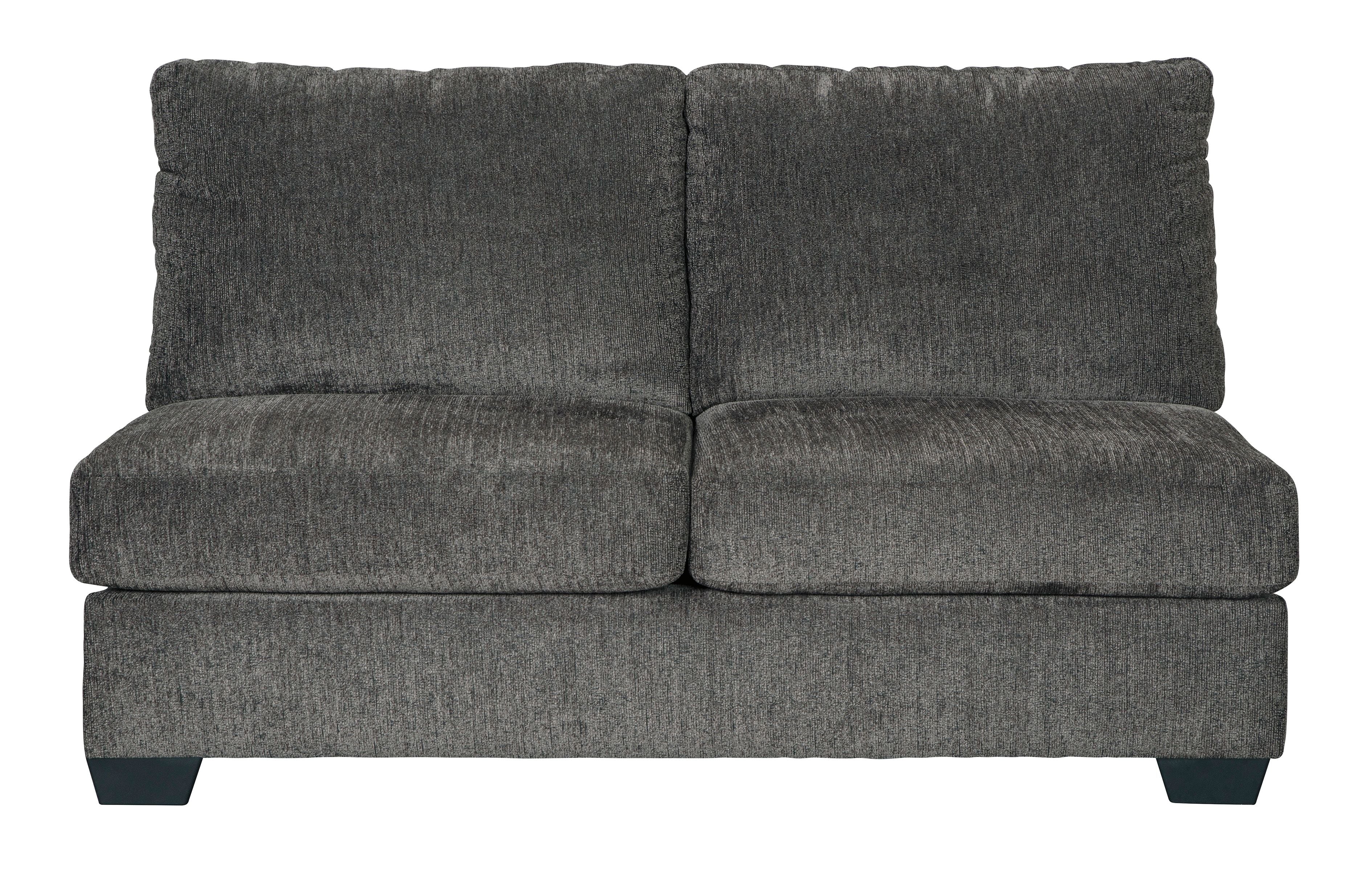 Ballinasloe - Armless Loveseat - Smoke