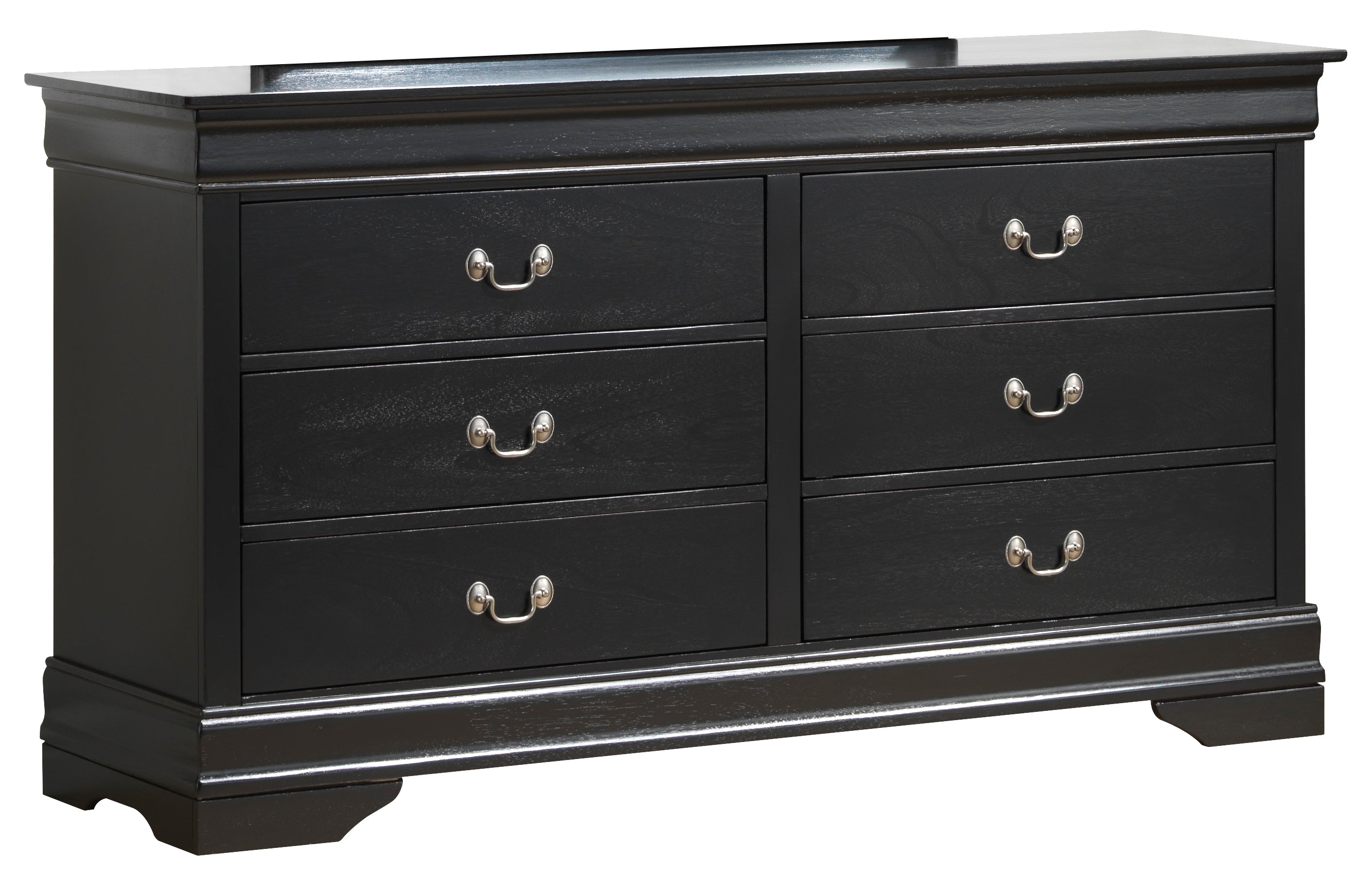 Elegant Traditional Black Storage Dresser for Storage Solutions