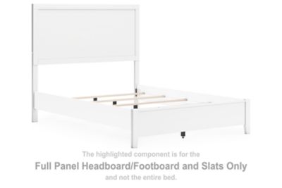 Binterglen - White - Full Panel Headboard/Footboard and Slats