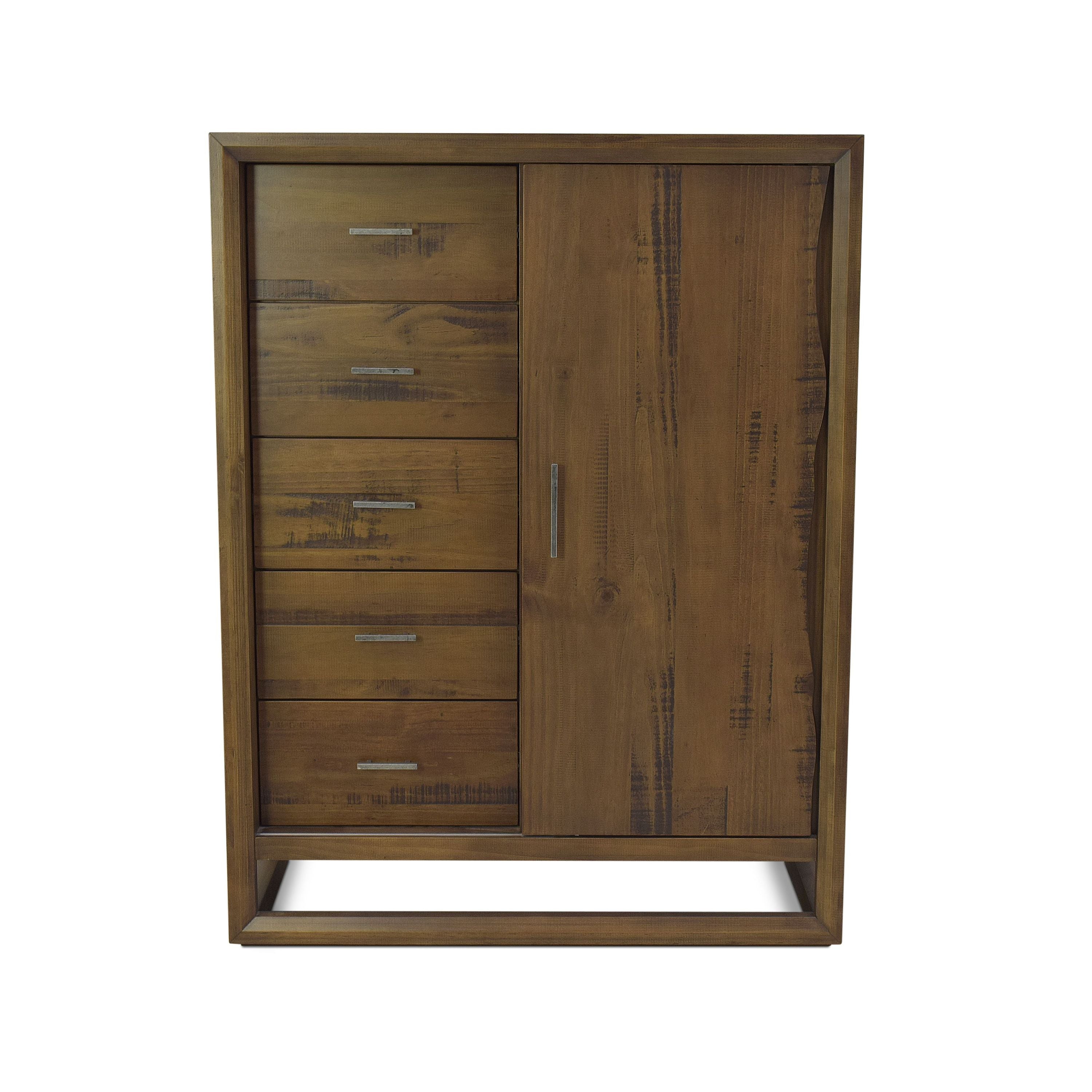 Lofton Gentleman's Chest Dark Brown - Bedroom Storage