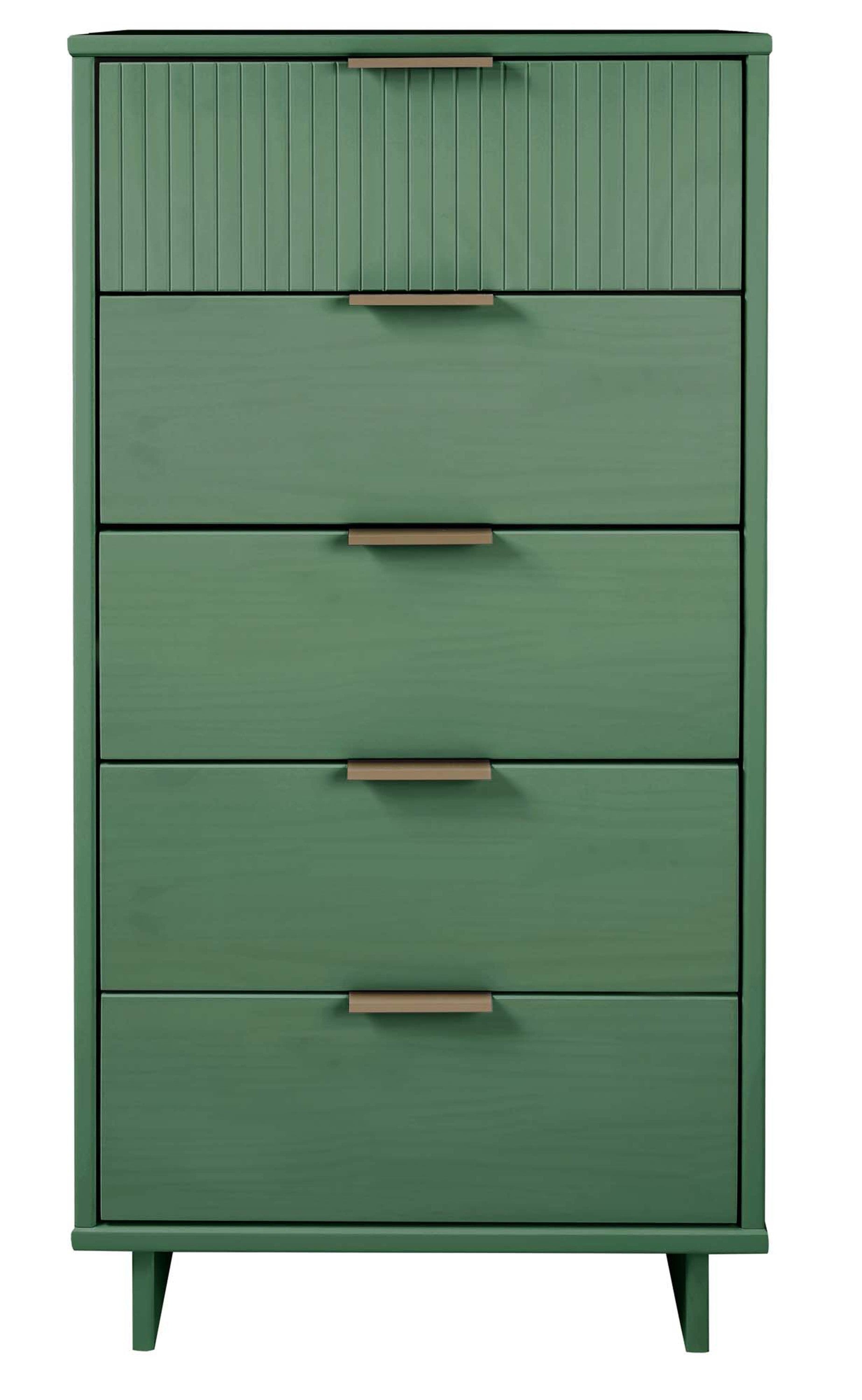 Granville 24" Sage Green 5-Drawer Storage Chest