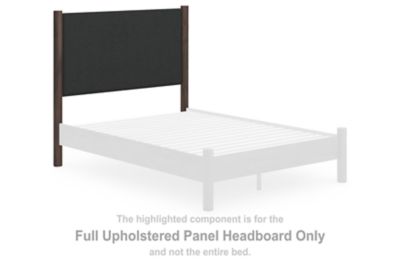 Pamytta - Full Upholstered Panel Headboard - Brown