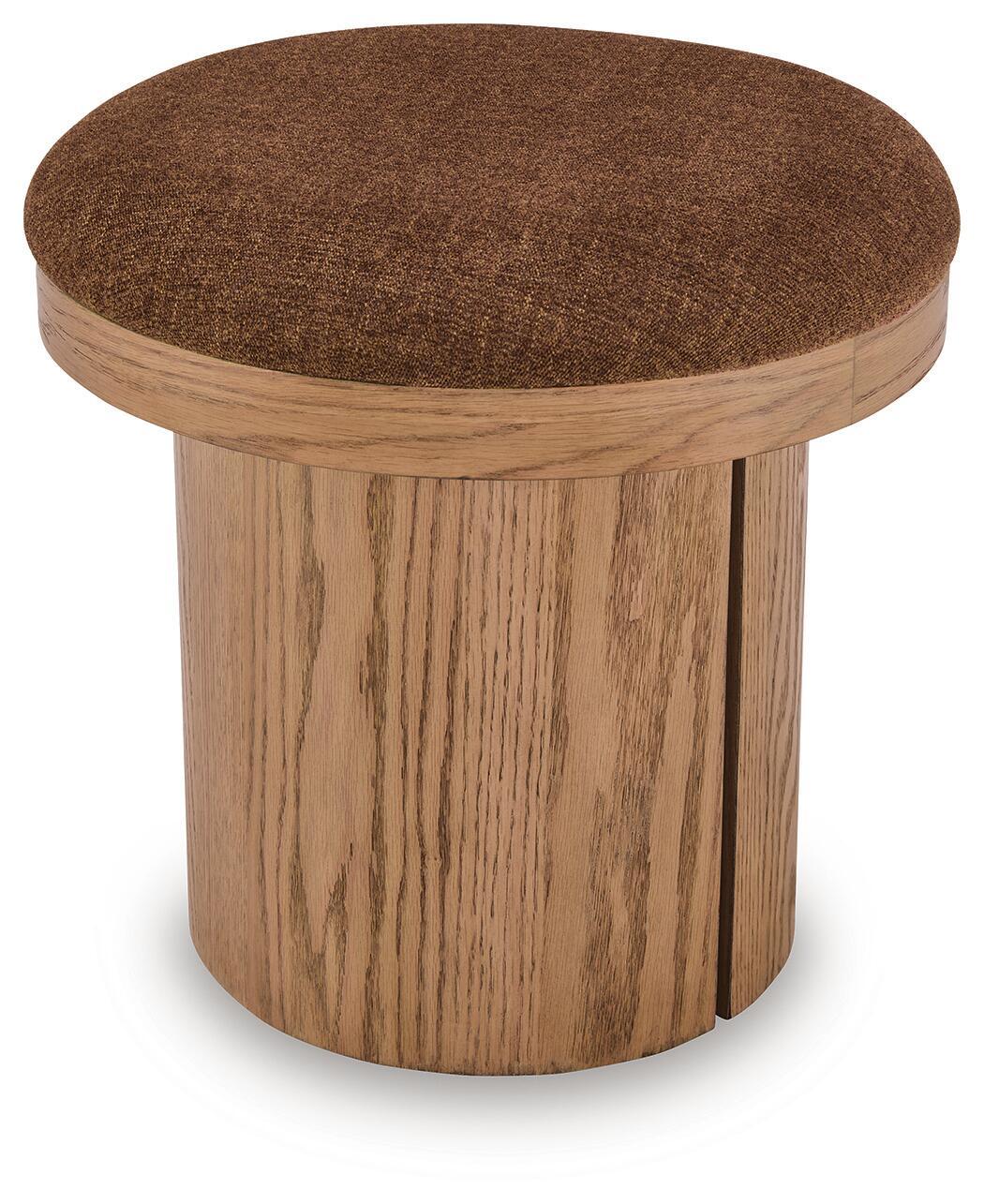 Lewisen - Accent Ottoman - Clay