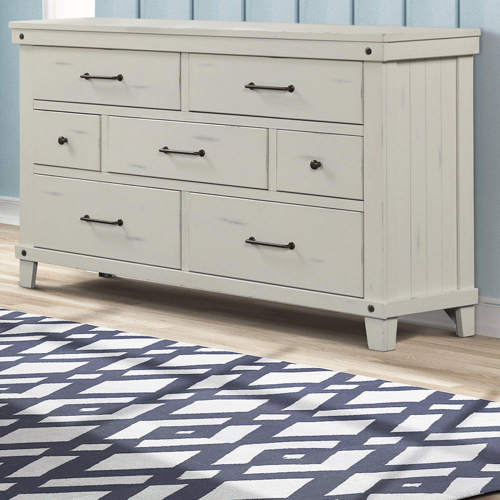 7 Drawer Dresser Chest: Modern Bedroom Storage Solution