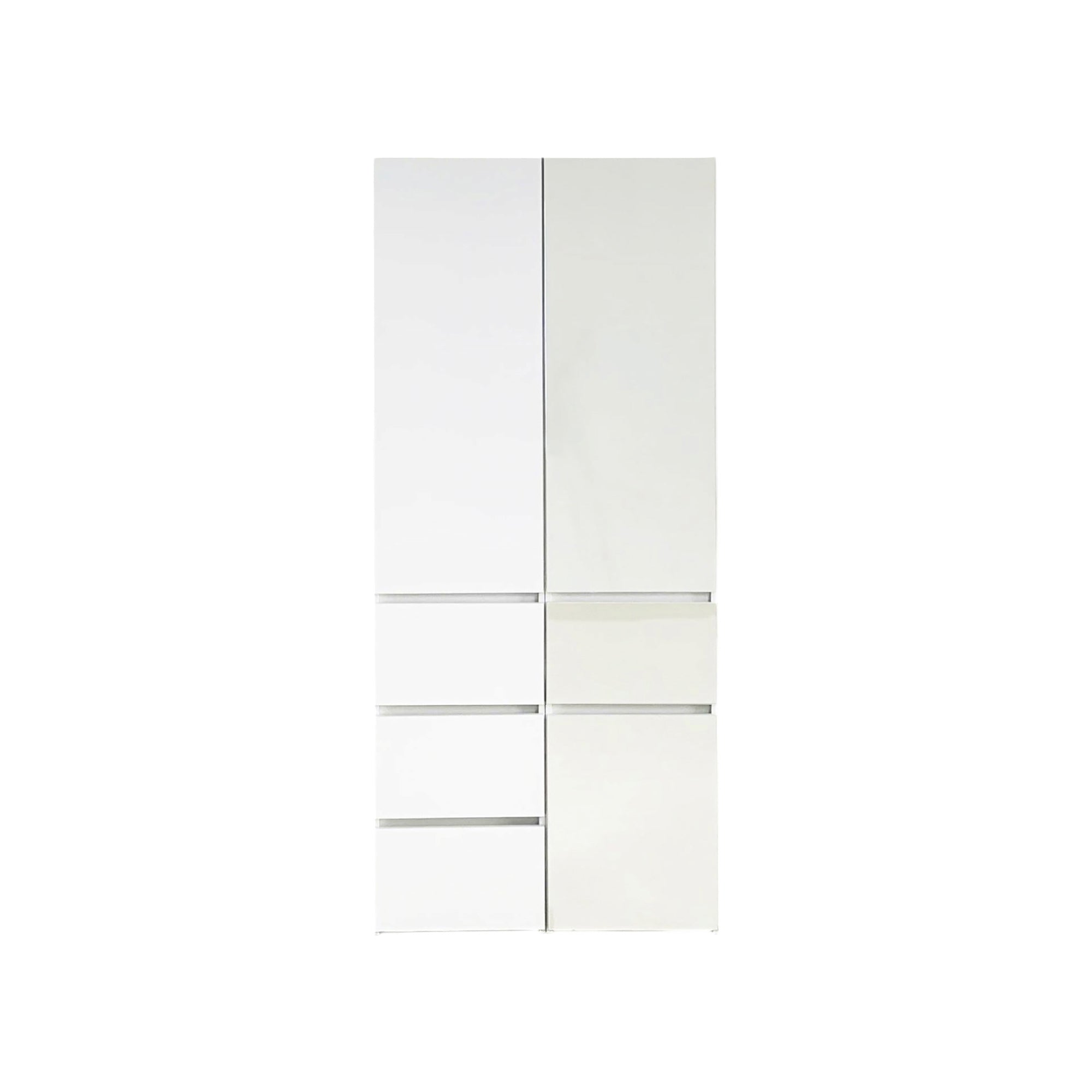 Elise Modular Wood Closet System: White, Mirror, Custom