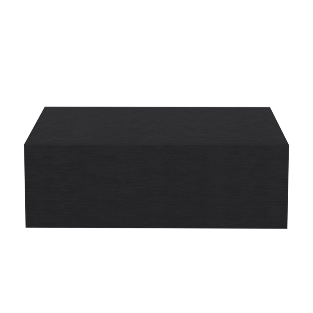 Isola Black Nightstand for Bedroom - Modern Storage & Decor