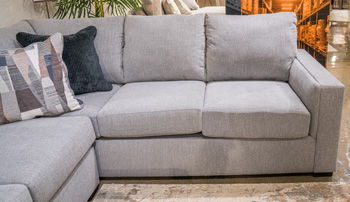 Lakepoint - RAF Sofa With Corner Wedge - Nickel