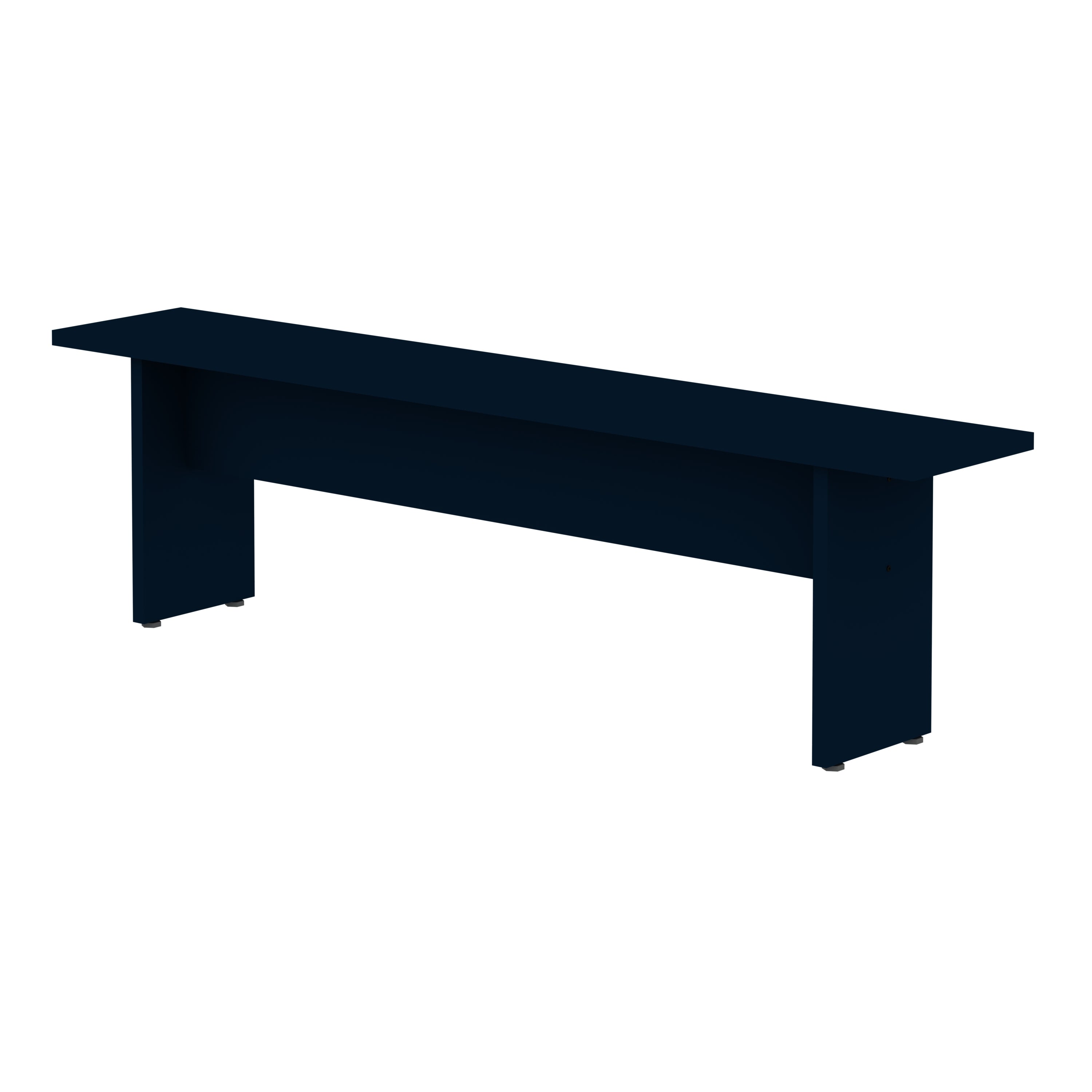 Nomad Dining Bench - Modern Midnight Blue Design