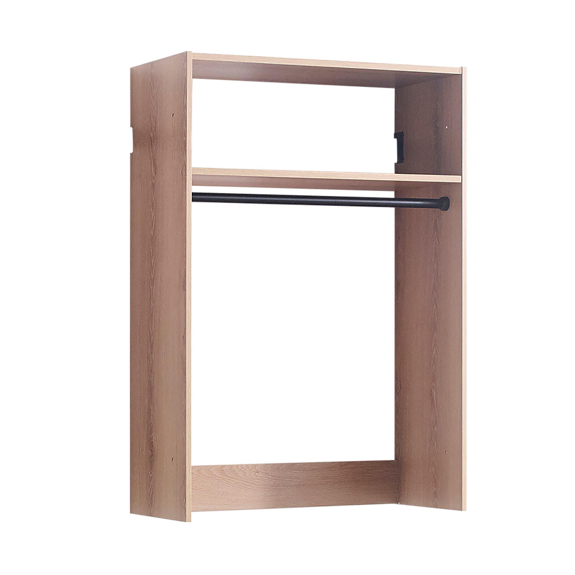 Devi Oak Wall-Mounted Modular Closet System