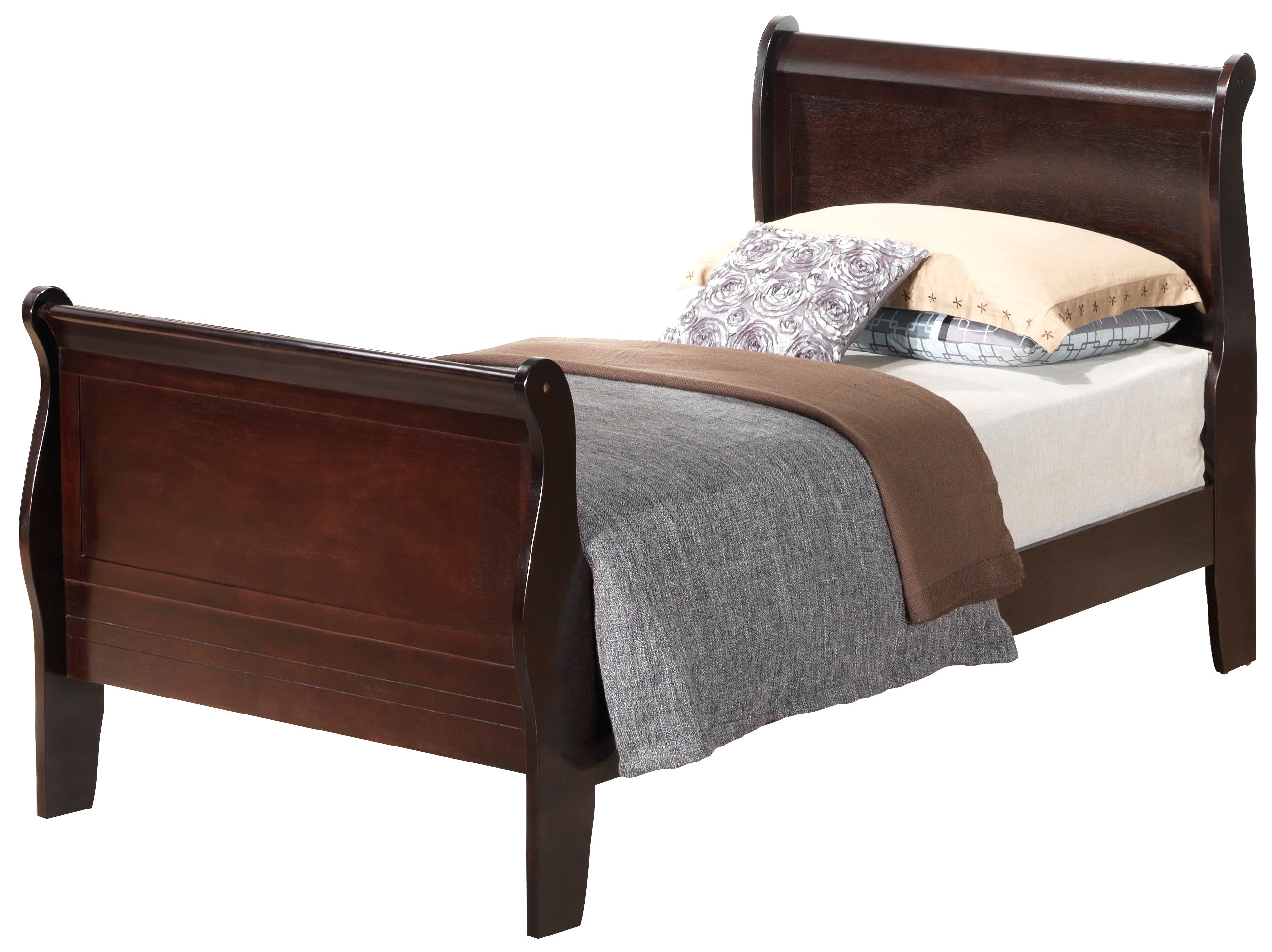 Louis Phillipe G3125A-TB Twin Bed - Cappuccino Finish