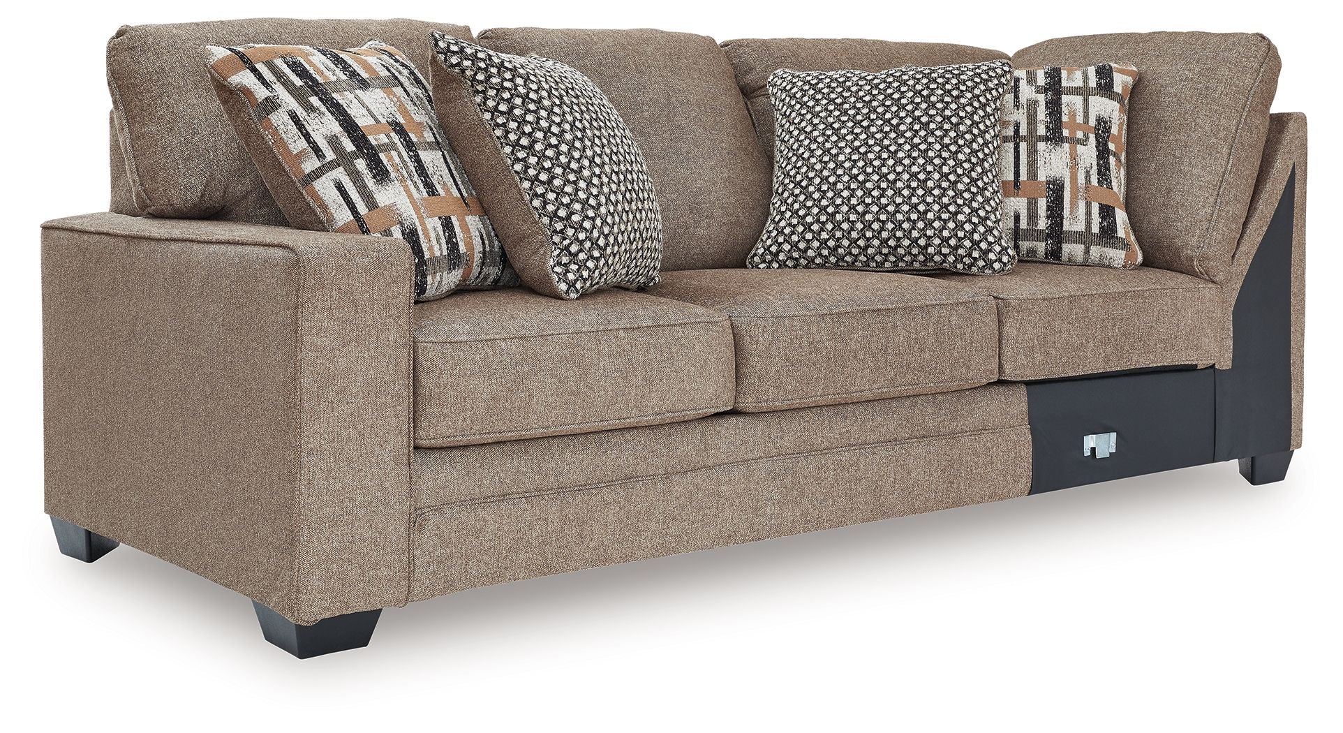 Cannonbrook - Laf Sofa With Corner Wedge - Nutmeg