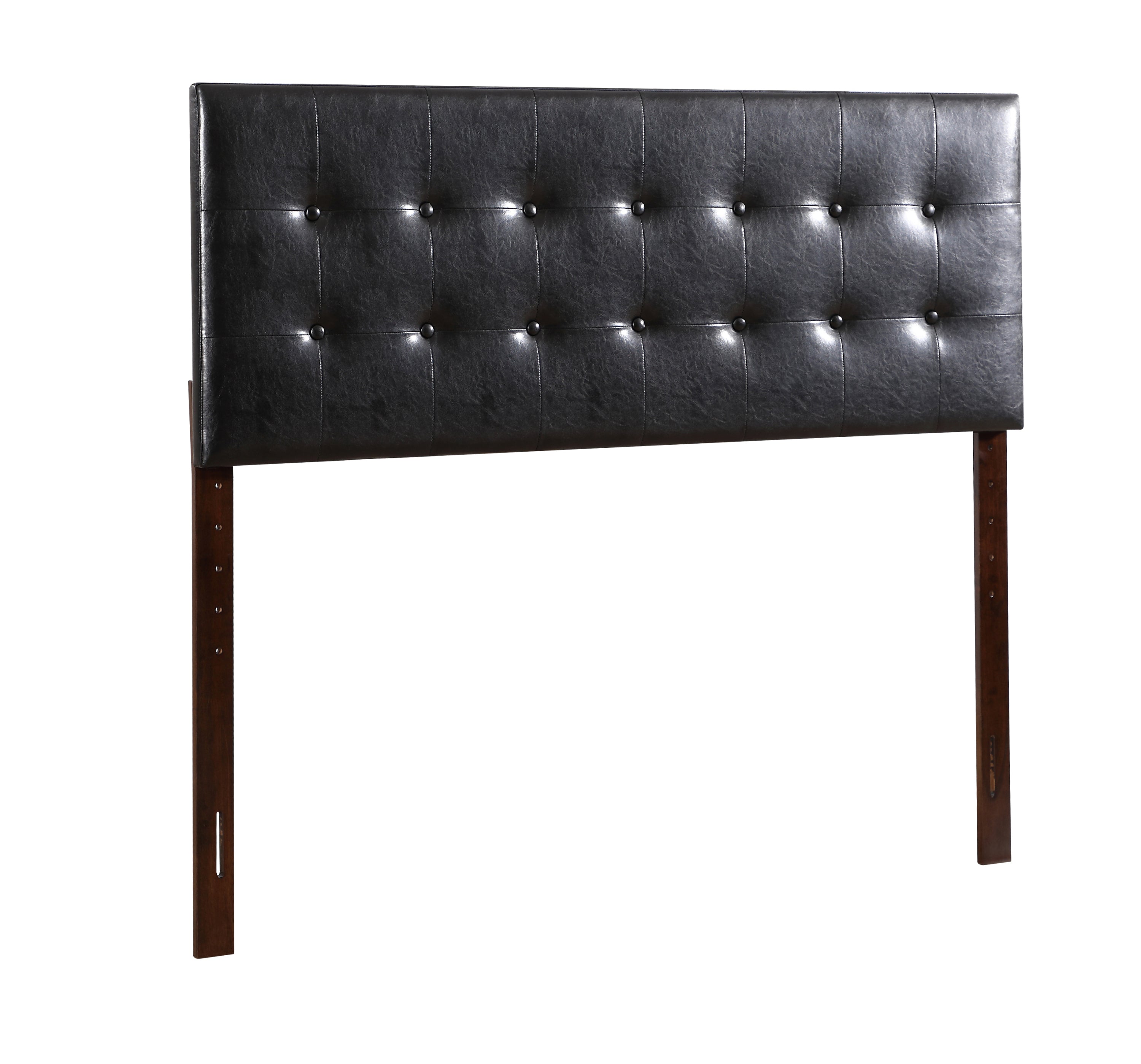 Stylish Black Upholstered Headboard: Modern Bedroom Upgrade