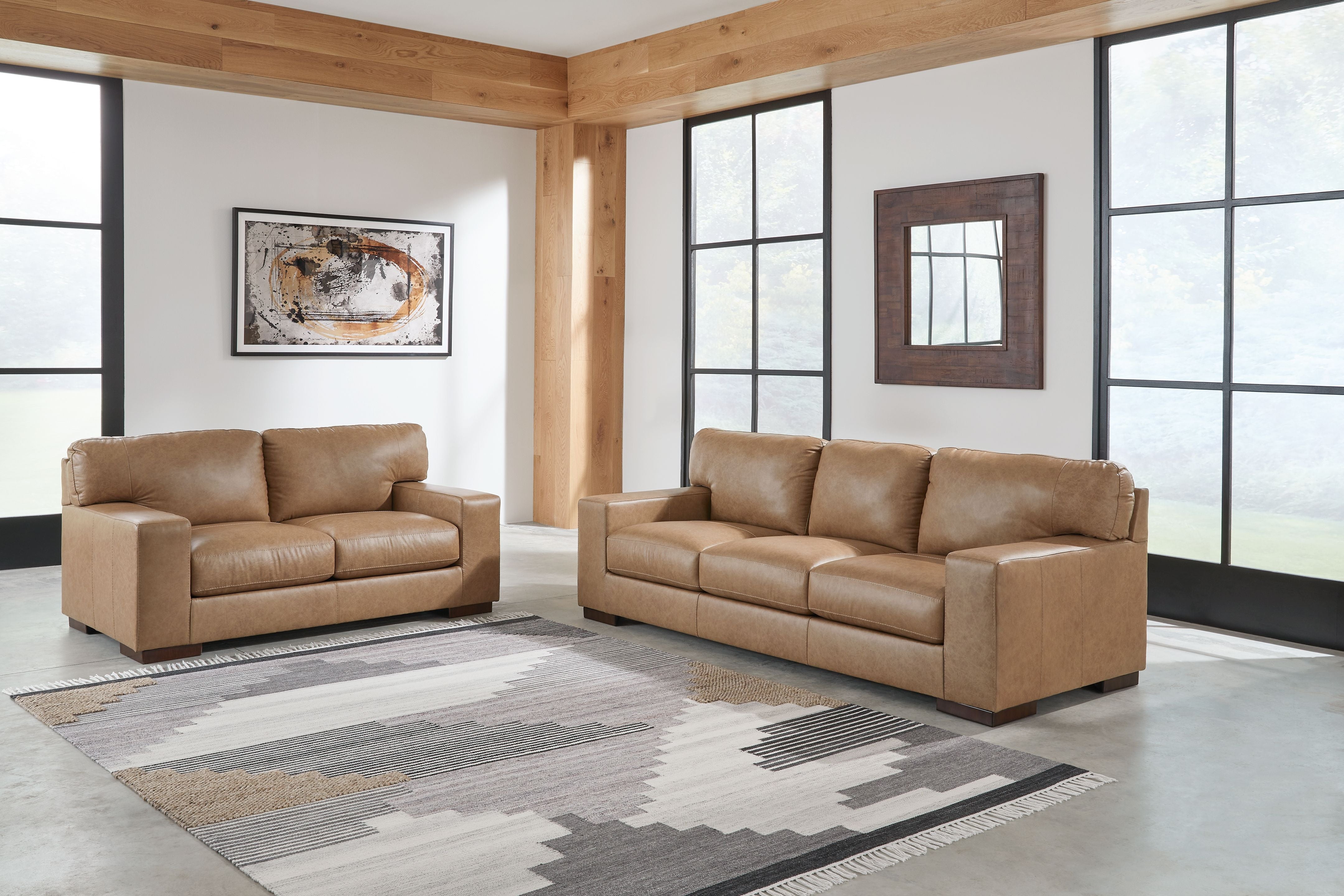 Lombardia - 2 Pc. - Sofa, Loveseat - Tumbleweed