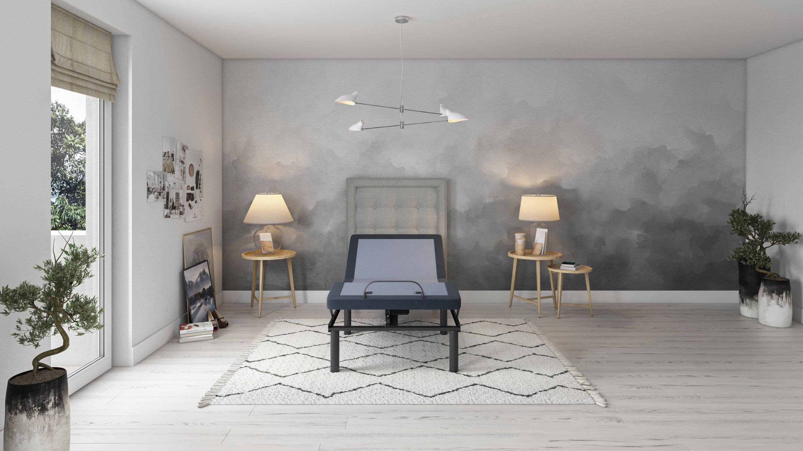 BT3000 Twin Adjustable Bed Base: Head & Foot Position Adjustment