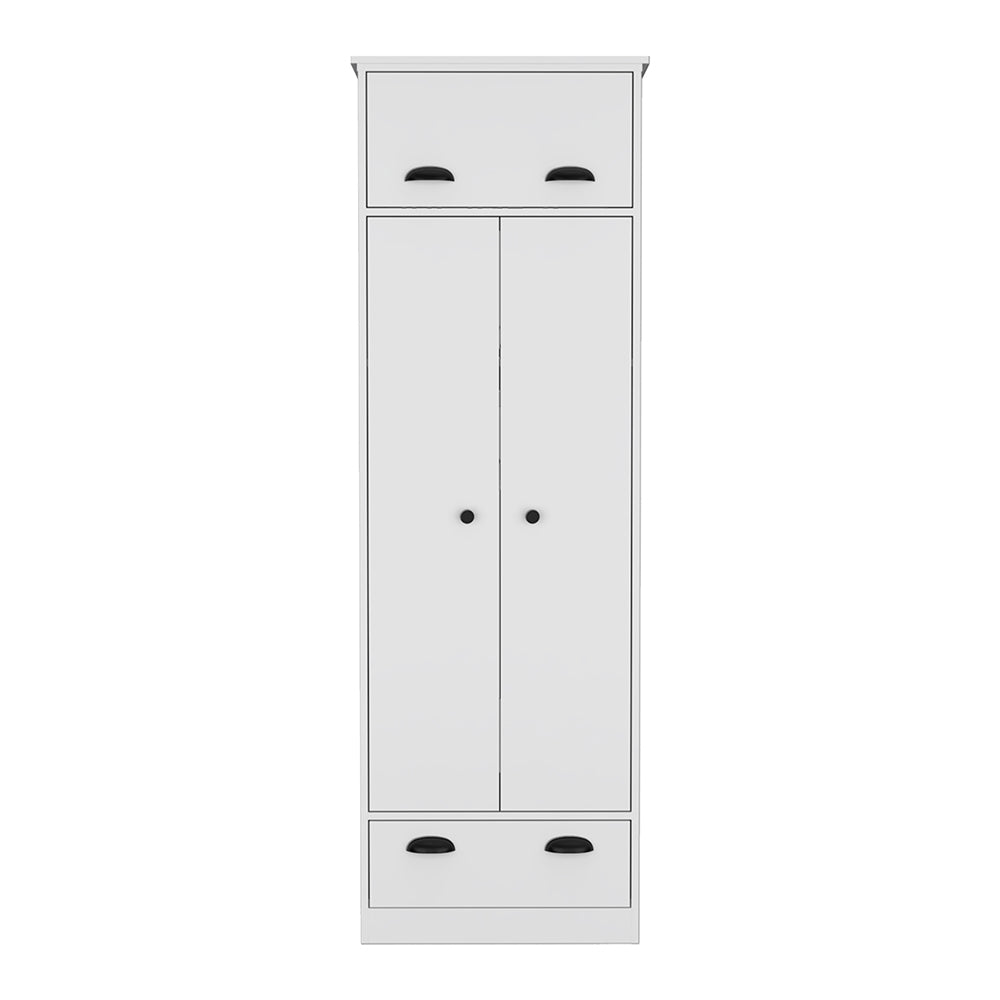 Armoire Dumas White Bedroom Wardrobe - Stylish Storage