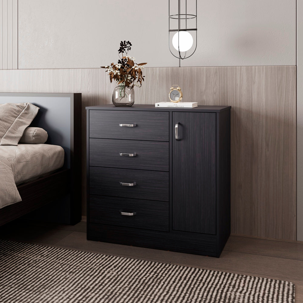 Wilmore Black Living Room Drawer - Stylish Storage