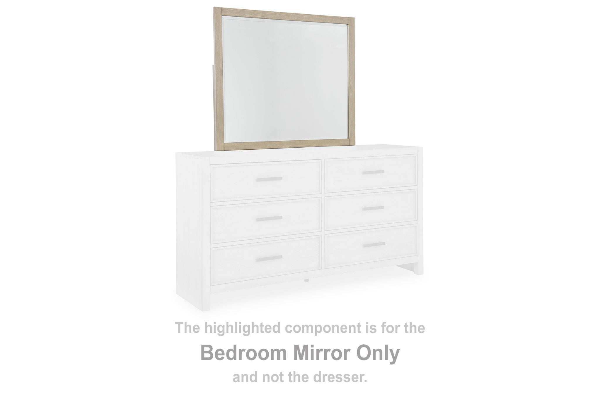 Calmoro - Bedroom Mirror - Gray