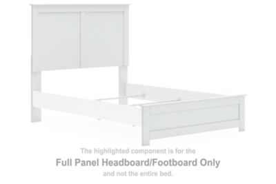 Bostwick Shoals - Full Panel Headboard/Footboard - White