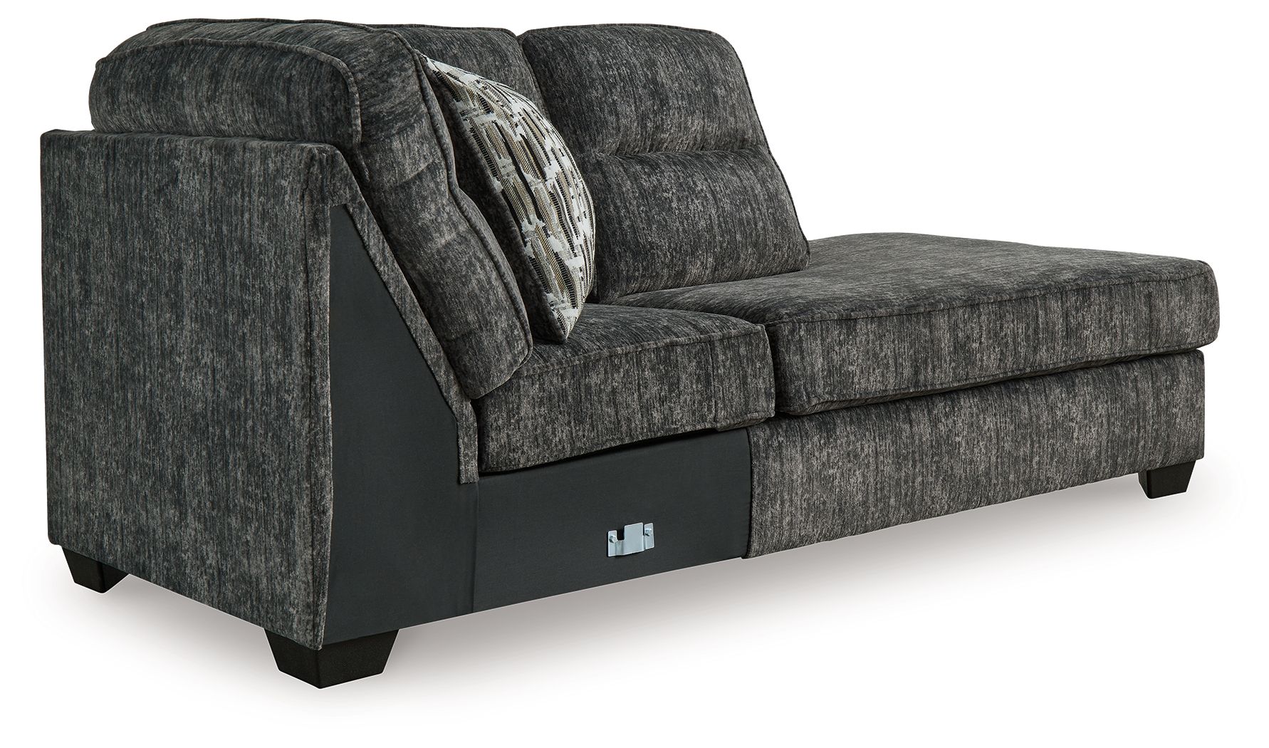 Lonoke - Raf Corner Chaise - Gunmetal