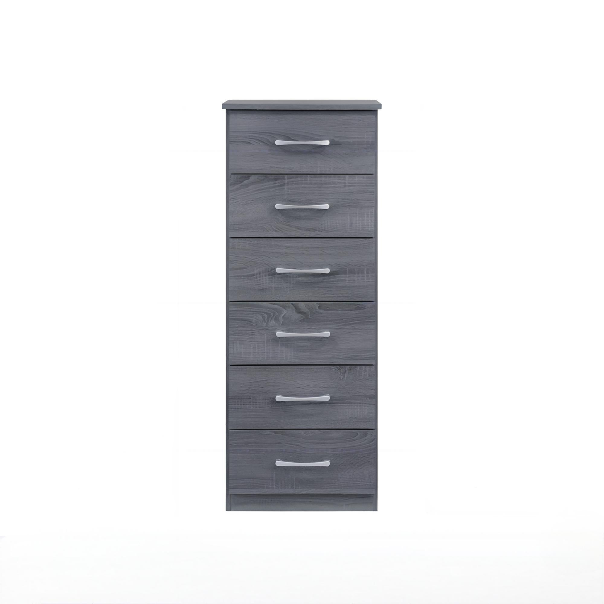 Boston G023-LC Lingerie Chest, Gray Particle Board Storage