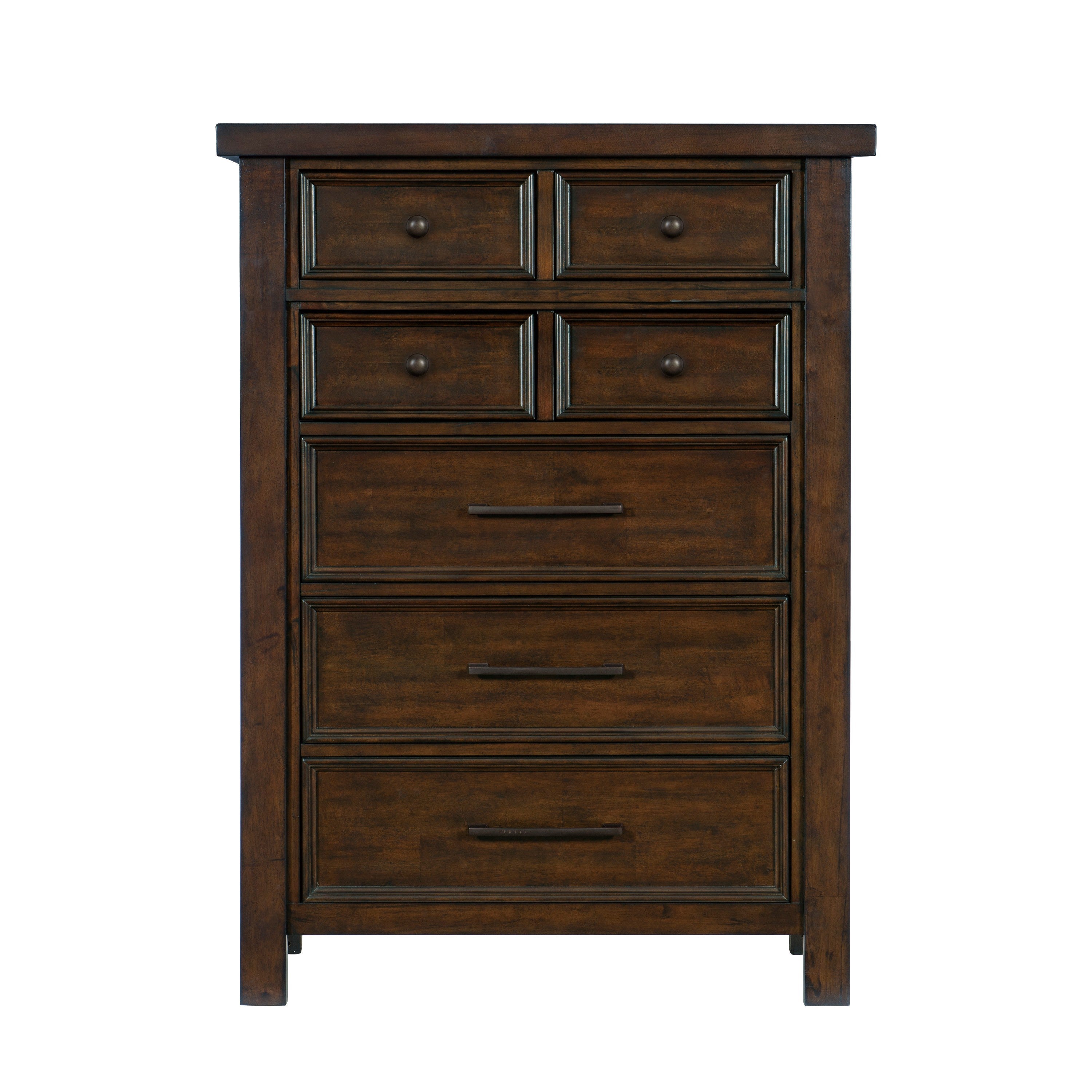 Classic Brown Mango Wood Chest | Transitional Bedroom Furniture