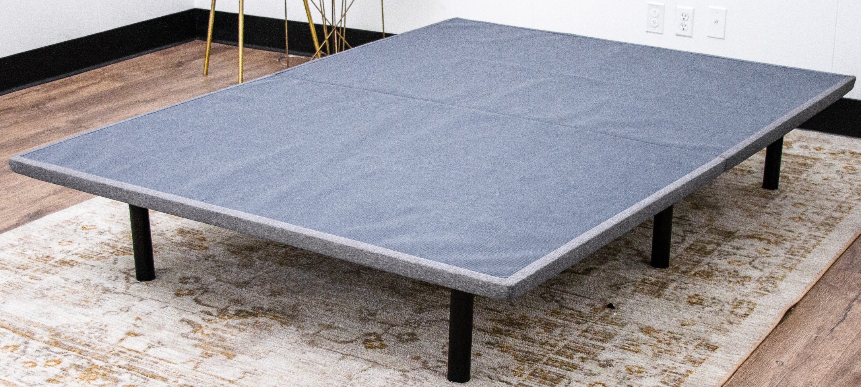 Omne X California King Upholstered Platform Foundation Bed