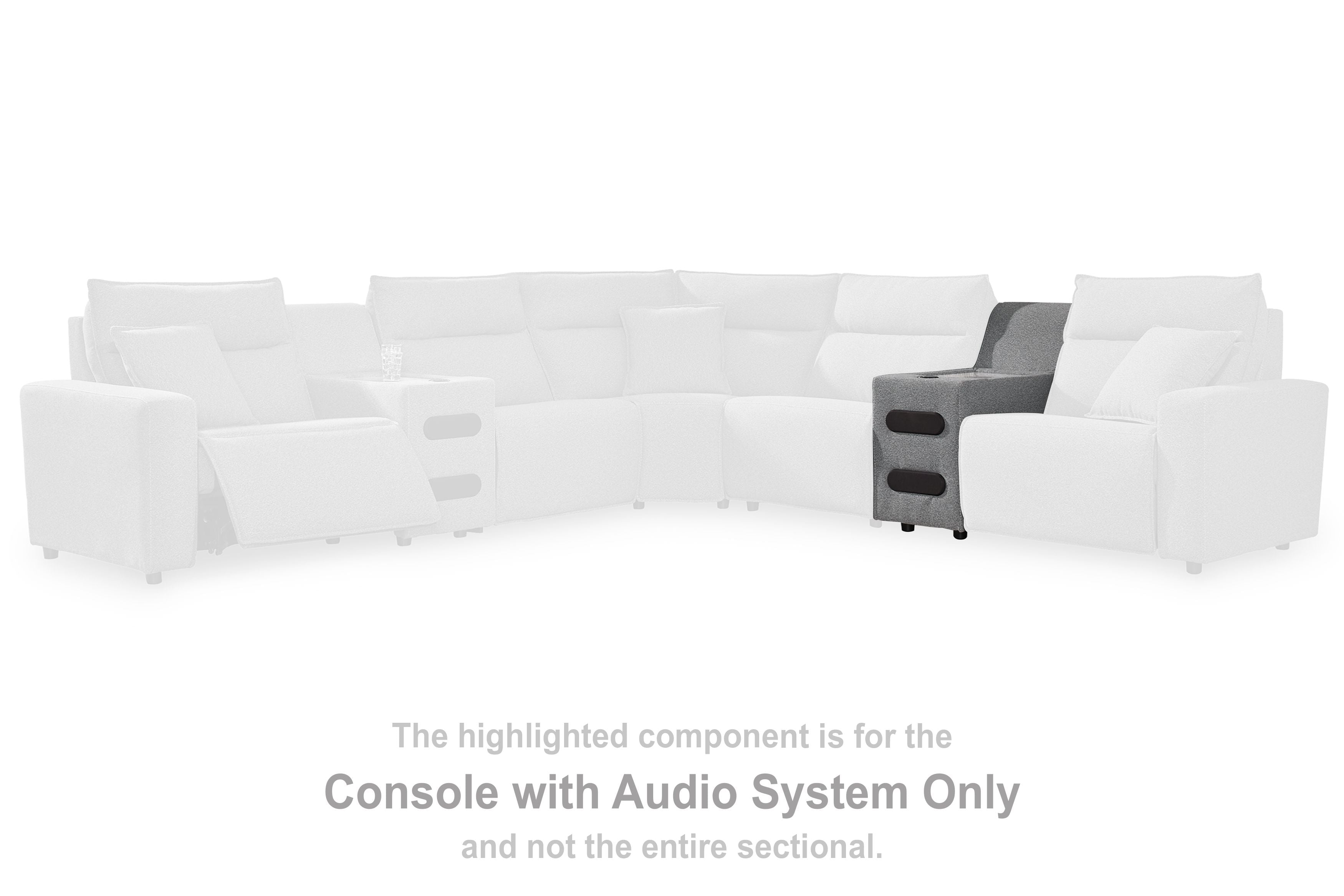 ModMax II - Console With Audio System - Salt And Pepper