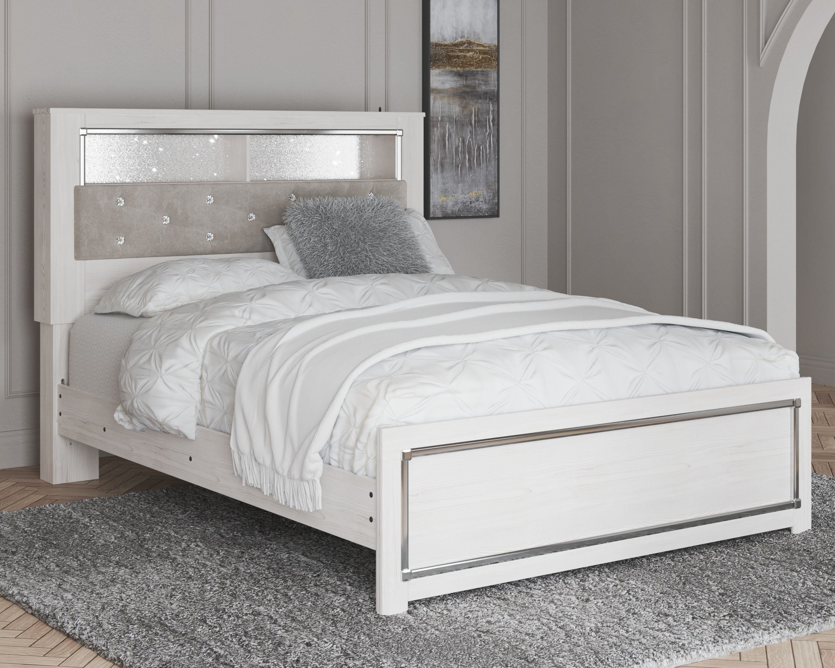 Altyra - Queen Panel Footboard - White